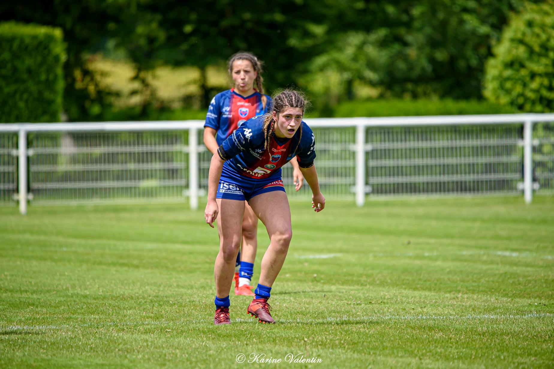 Estelle CARPENTIER - Alexandra CHAMBON -  FC Grenoble Rugby -  - Rugby -  (#GrenobleVsStdFrancais2021) Photo by: Karine Valentin | Siuxy Sports 2021-05-23