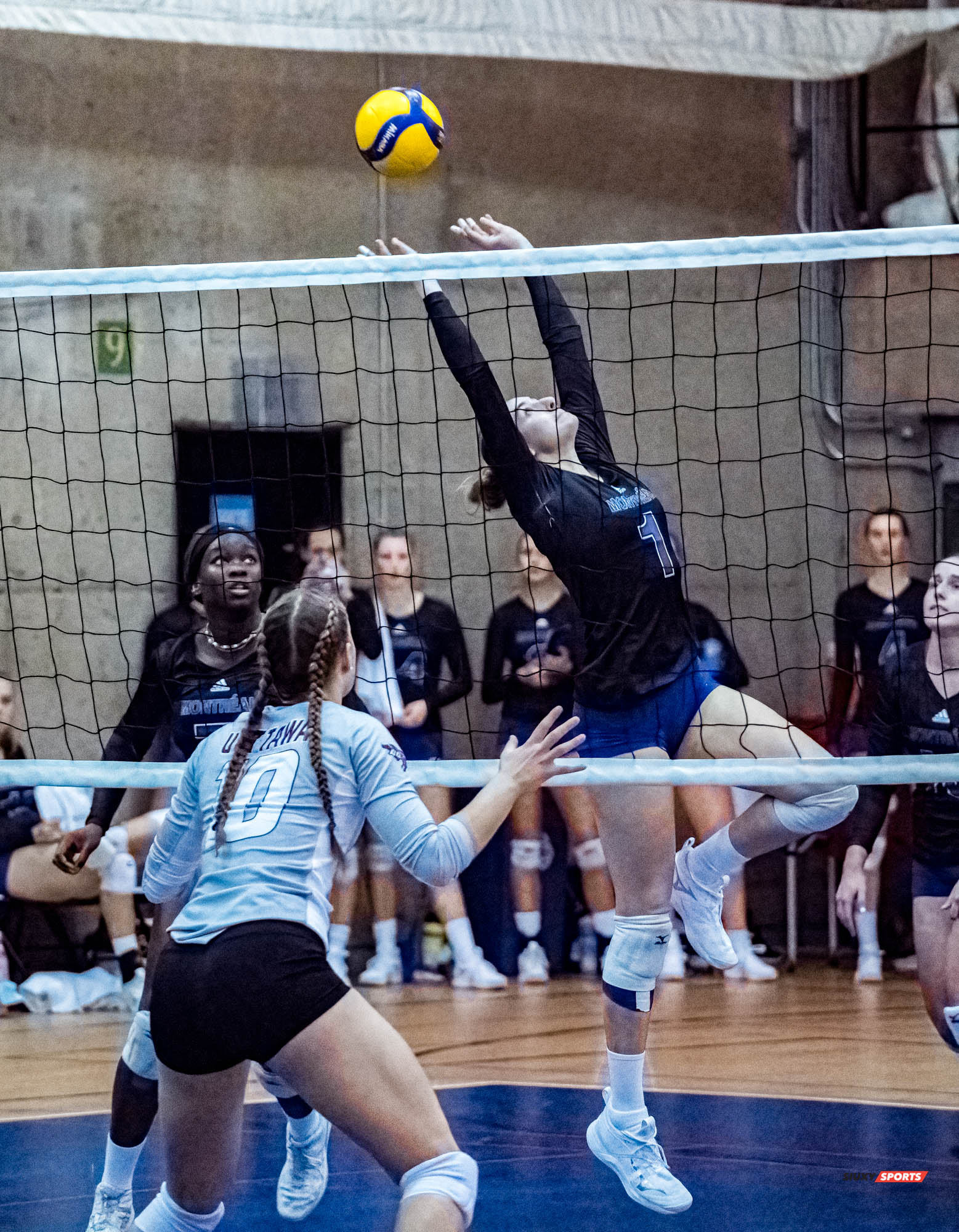 Océane COUTURIER -  Université de Montréal - Université Ottawa - Volleyball -  (#VolleyUdeMvsUOttawaFW) Photo by:  | Siuxy Sports 2021-11-12