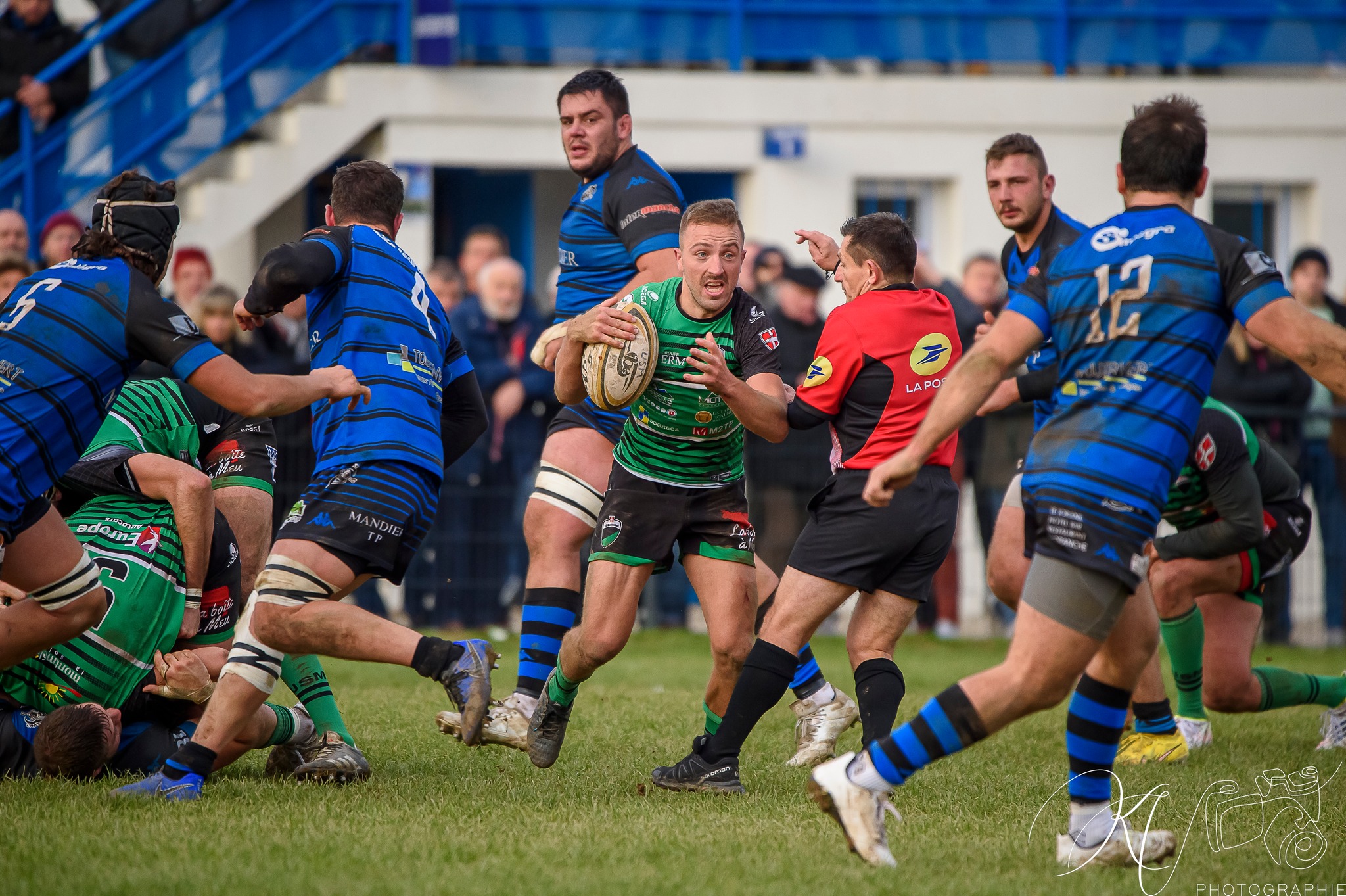  US Vinay - US Montmelian - Rugby - US Vinay (18) vs (28) US Montmélian (#USVUSM2022) Photo by: Karine Valentin | Siuxy Sports 2022-11-27