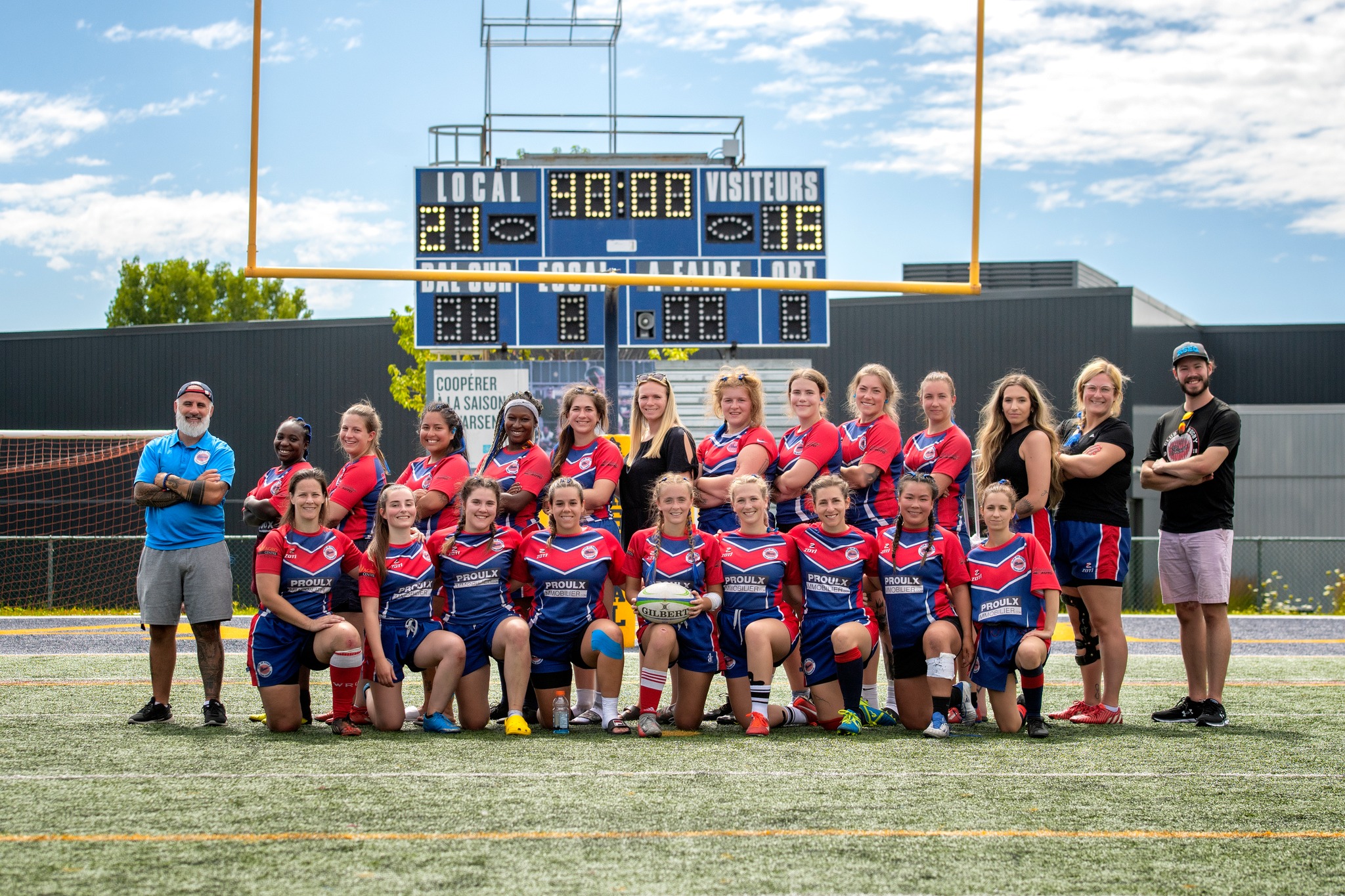  Saint-Georges Lumberjacks - Braves de Trois-Rivières - Rugby - Finale Développement (F) - Club de Rugby Lumberjacks (21) vs. (15) Braves de Trois-Rivières (#RugbyQC2022FinalFD) Photo by: Simon Duquette | Siuxy Sports 2022-08-13