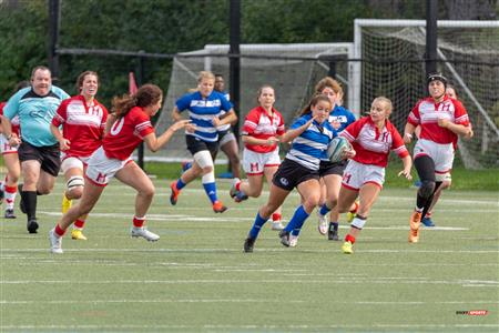 RSEQ Rugby Fem - U. de Montréal (70) vs (3) McGill - Reel A1 - 1er mi-temps