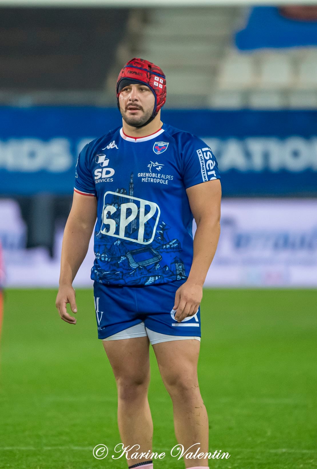 Luka GOGINAVA -  FC Grenoble Rugby -  - Rugby - FC Grenoble Rugby vs. AS Béziers Hérault (#FCGvsASBHoct2021) Photo by: Karine Valentin | Siuxy Sports 2021-10-15