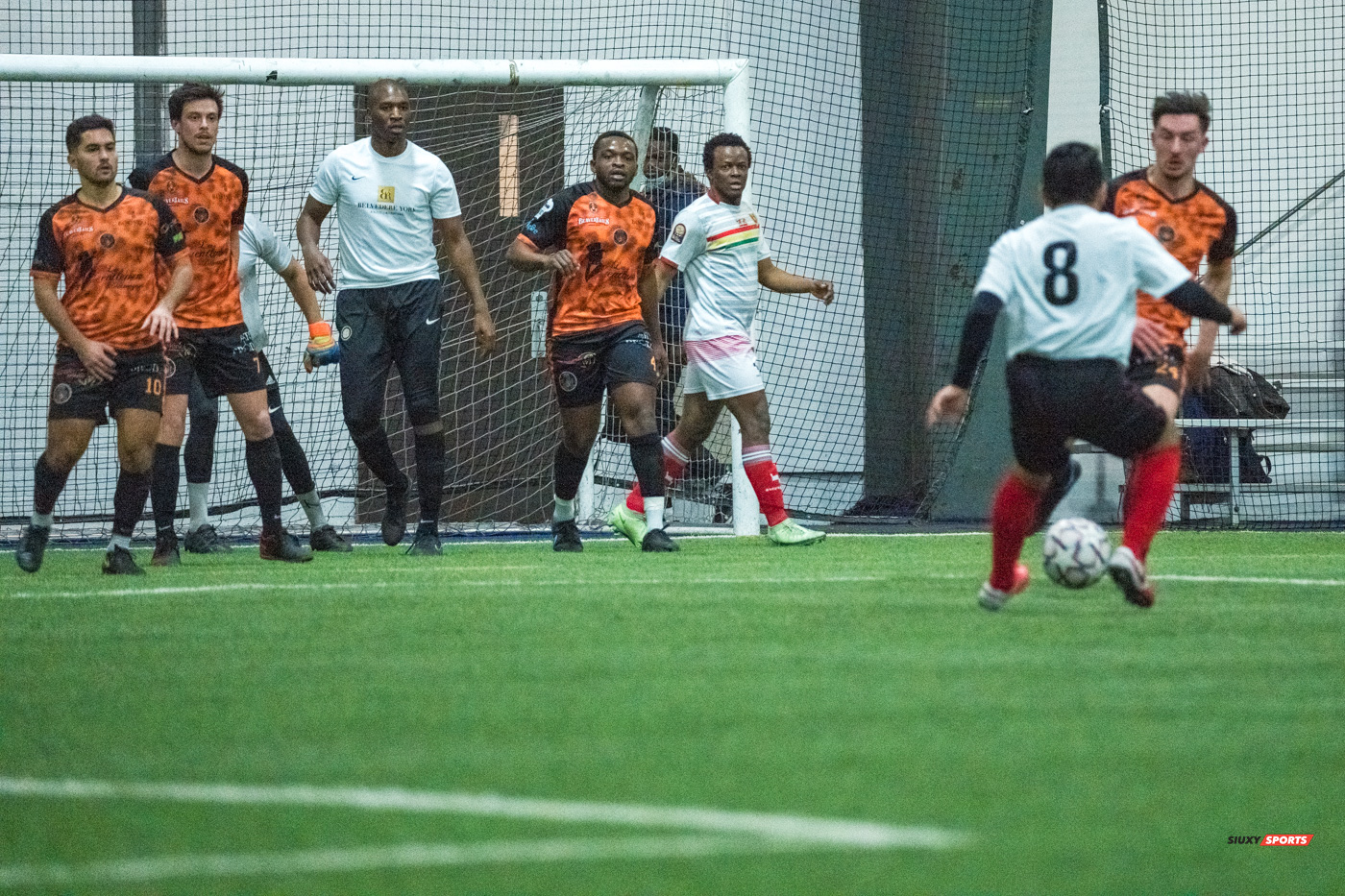 Clement HOUDELINE - Wilfried ZOUANTCHA -  Greystone Realty - Bandjos FC - Soccer - Greystone Realty VS Bandjos FC1 (#2022GrystnRltyVSBandjosFC1) Photo by:  | Siuxy Sports 2022-03-04