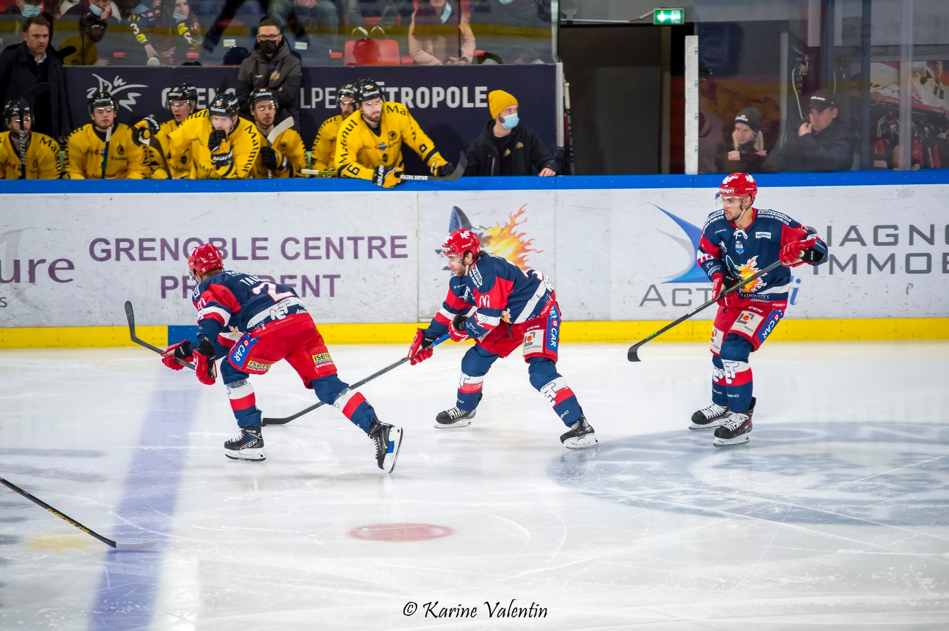  Grenoble - Rouen - Ice hockey - BDL Grenoble vs Rouen (#BDLvsDragons2022) Photo by: Karine Valentin | Siuxy Sports 2022-02-25