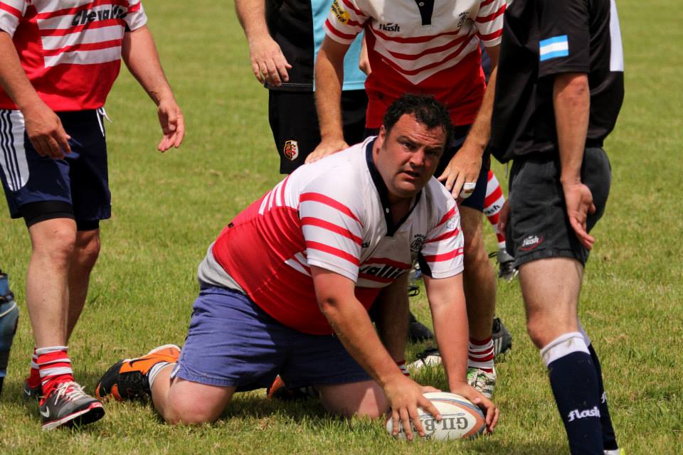  Areco Rugby Club - Centro Naval - RugbyV - Areco vs RON XV (Centro Naval) - Primer Encuentro de Veteranos en Areco con Vaquillona c/ Cuero 2014 (#ArecoVsRONXV2014) Photo by: Luis Robredo | Siuxy Sports 2014-10-18