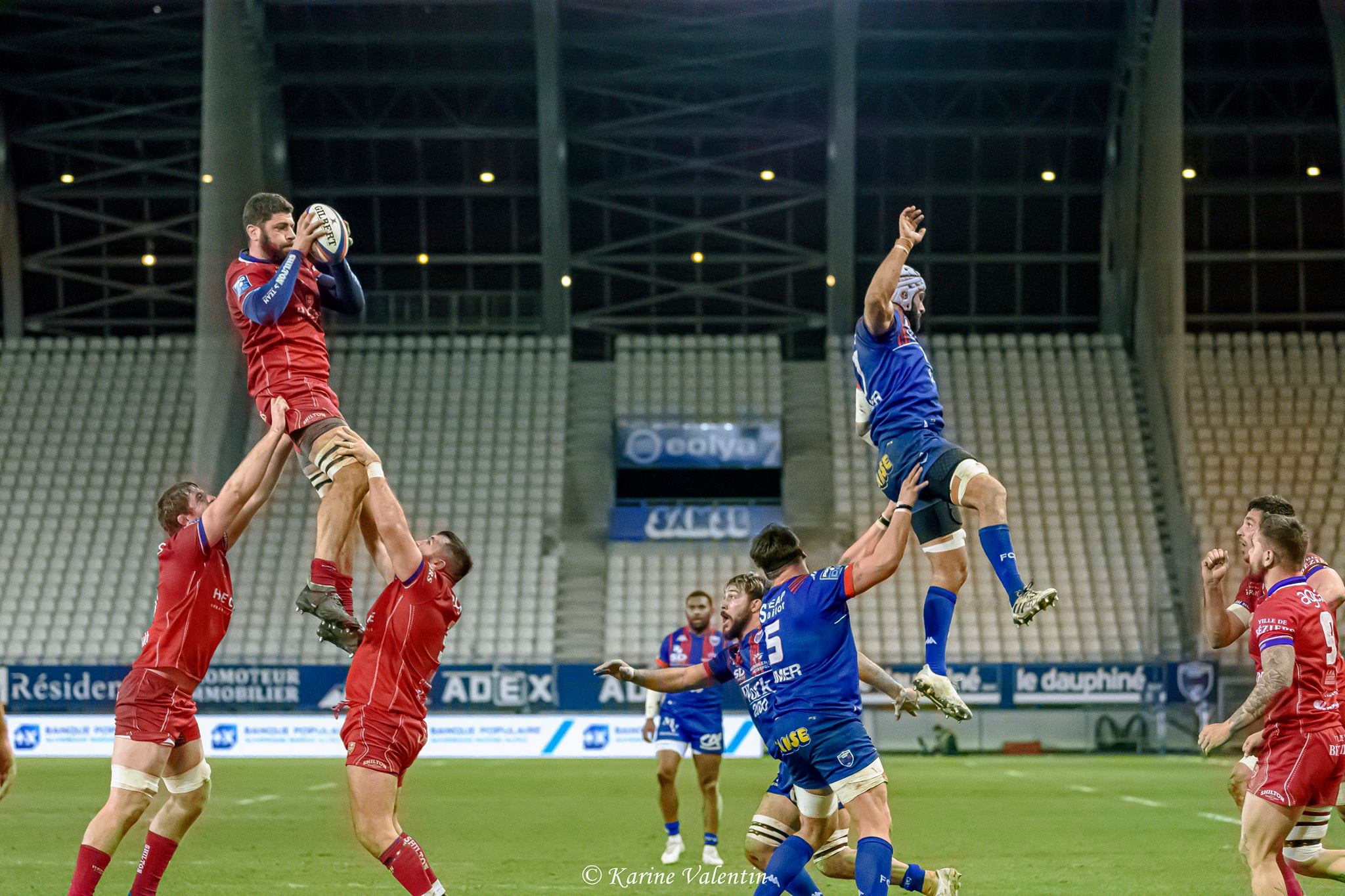  FC Grenoble Rugby - AS Béziers Hérault - Rugby - FC Grenoble VS ASBH (#GrenobleASBH2021jan) Photo by: Karine Valentin | Siuxy Sports 2021-01-29