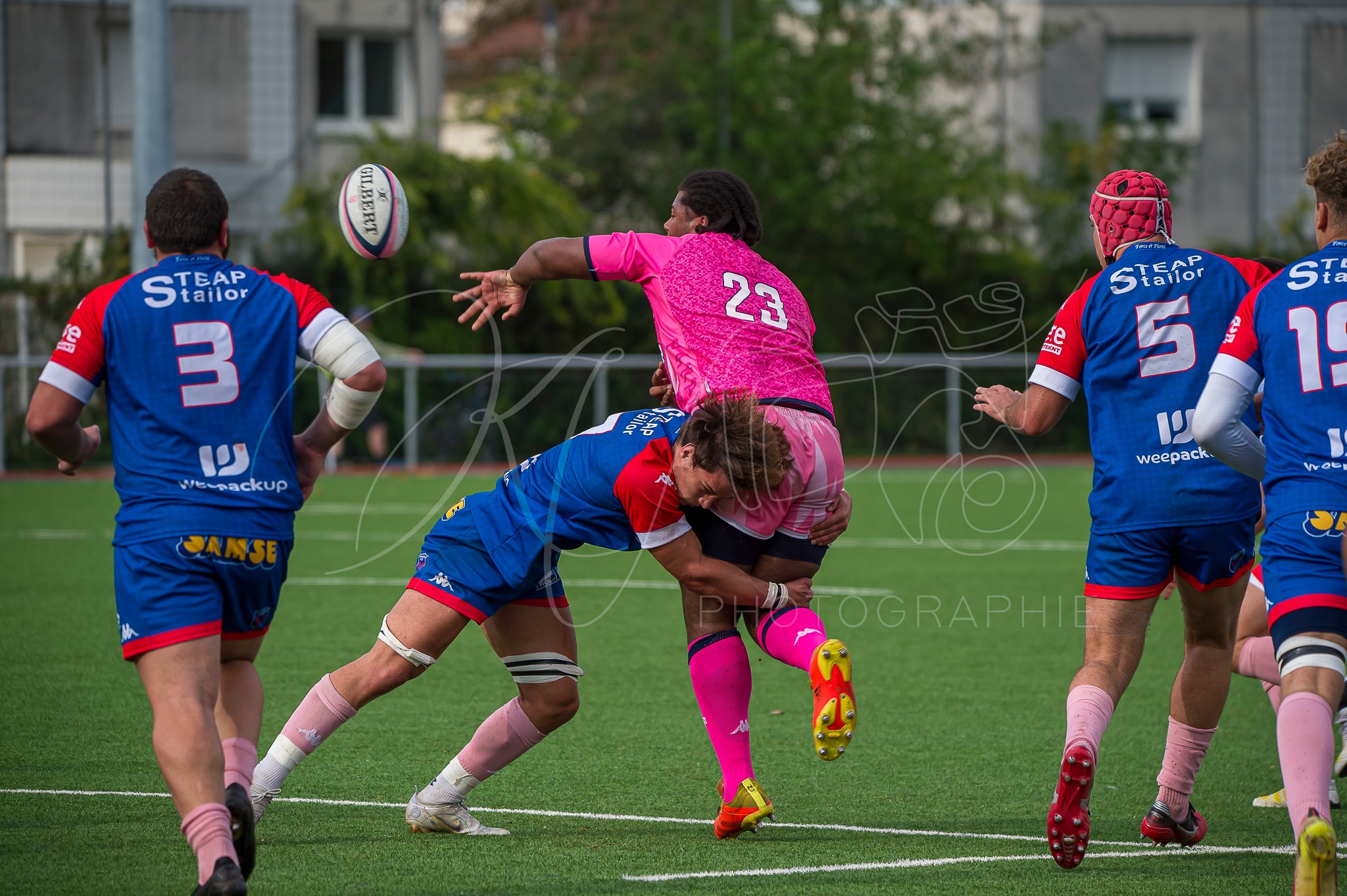  FC Grenoble Rugby - Stade Français - Rugby - Espoirs - FCG (44) vs (17) Stade Français (#FCGSTFespoirs2022) Photo by: Karine Valentin | Siuxy Sports 2022-10-09