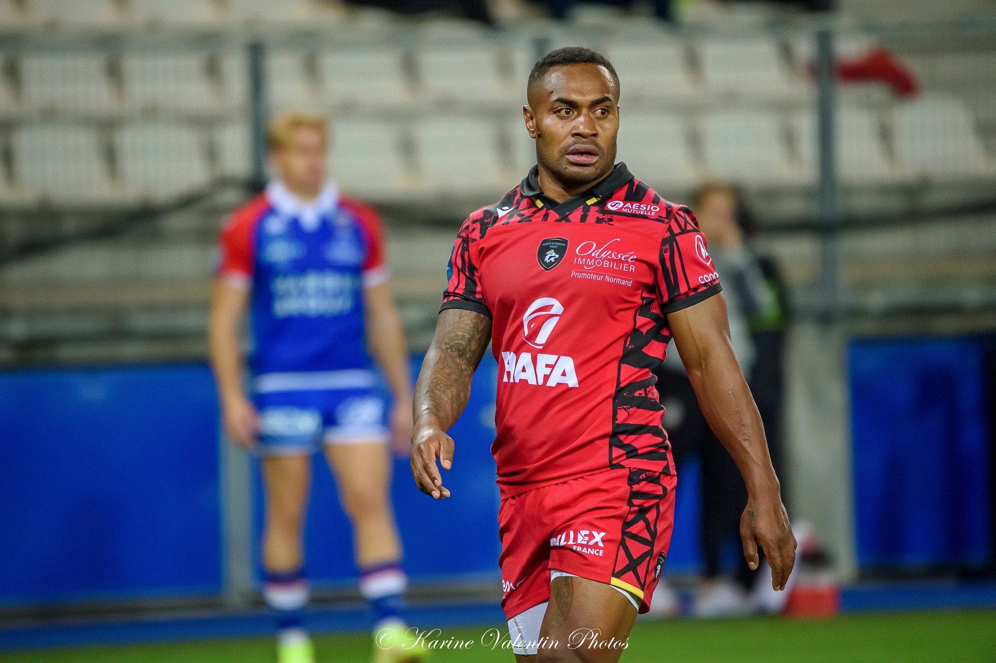 Benito MASILEVU -  FC Grenoble Rugby - Rouen Normandie Rugby - Rugby - FC Grenoble (20) vs (6) Rouen (#FCGvsRouen2022ReelA) Photo by: Karine Valentin | Siuxy Sports 2022-09-16