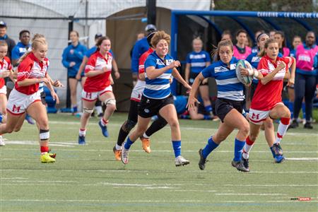 RSEQ Rugby Fem - U. de Montréal (70) vs (3) McGill - Reel A1 - 1er mi-temps