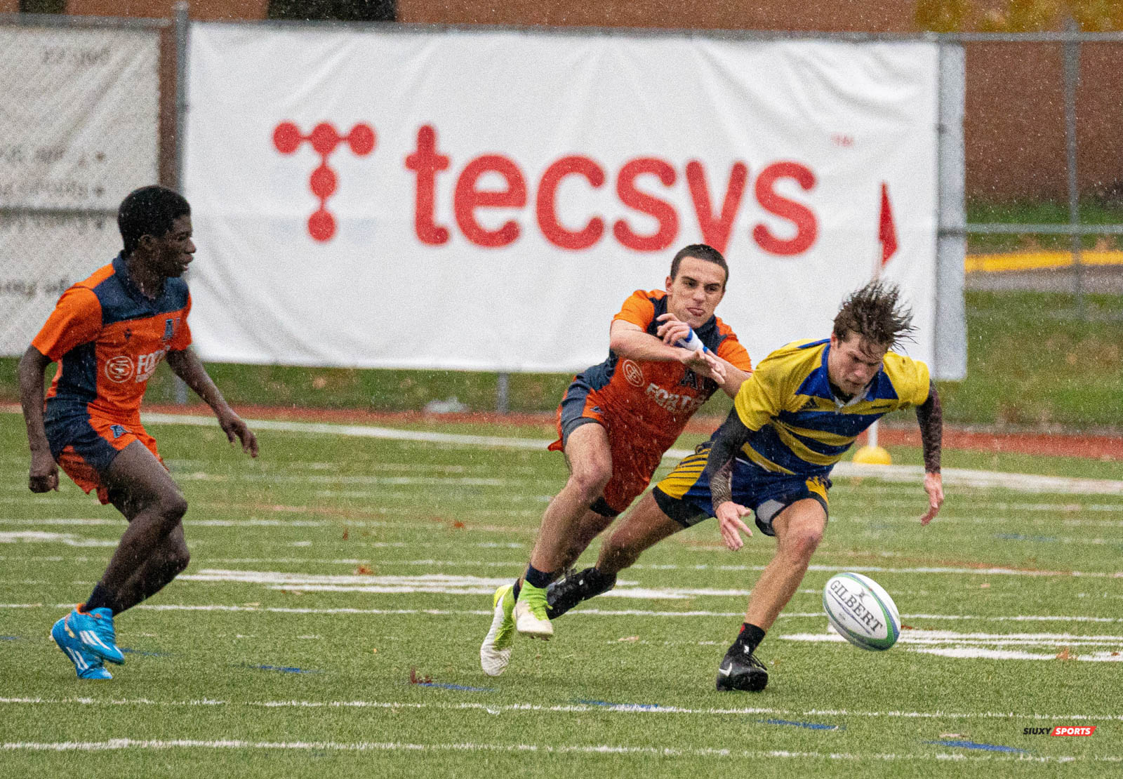 Jules SALVAN - Liam WOZNY -  College John Abbott - Cégep André Laurendeau - Rugby -  (#AbbottVsAL2021m) Photo by:  | Siuxy Sports 2021-10-31