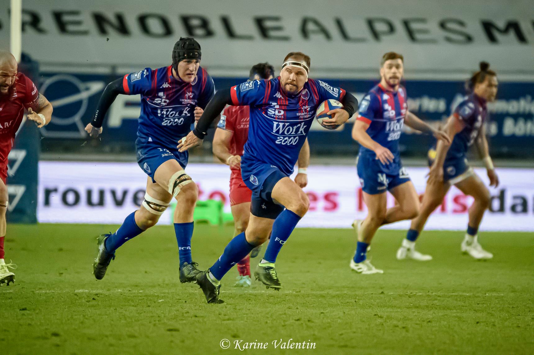José MADEIRA -  FC Grenoble Rugby - AS Béziers Hérault - Rugby - FC Grenoble VS ASBH (#GrenobleASBH2021jan) Photo by: Karine Valentin | Siuxy Sports 2021-01-29