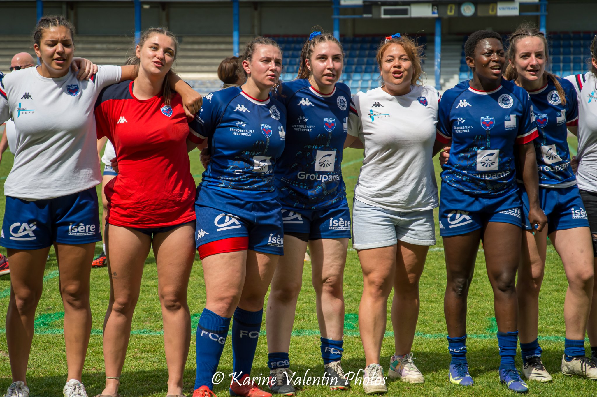  FC Grenoble Rugby - Lille Métropole Rugby Club Villeneuvois - Rugby - FCG Amazones (24) vs (19) LMRCV - 1/4 de finale Fed 1  (#AmazonesVsLMRCV2022) Photo by: Karine Valentin | Siuxy Sports 2022-05-21