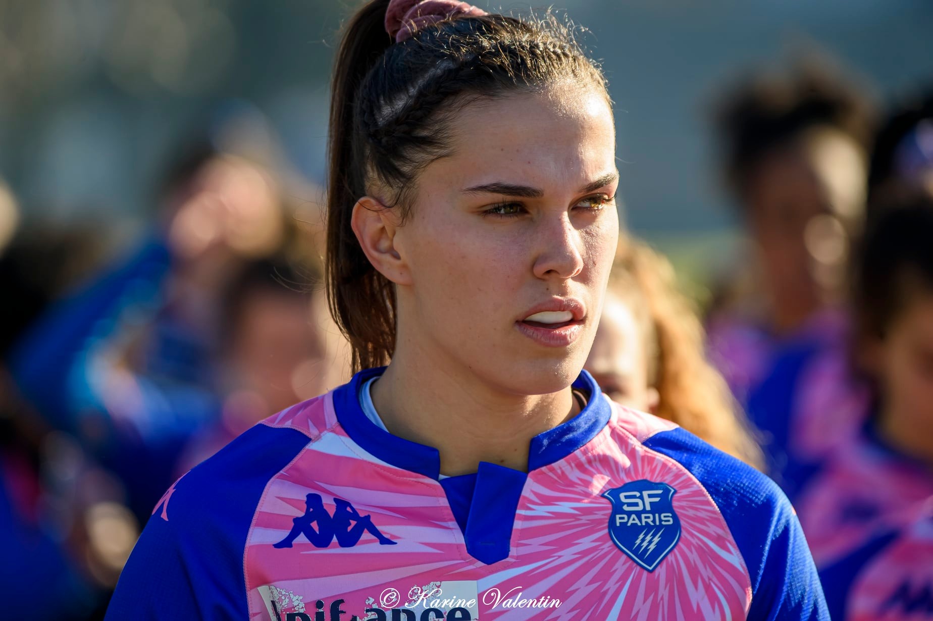 Alice MULLER -  Stade Français -  - Rugby - FC Grenoble Vs Stade Français (#AmznesVsPinkRckts2022) Photo by: Karine Valentin | Siuxy Sports 2022-01-16