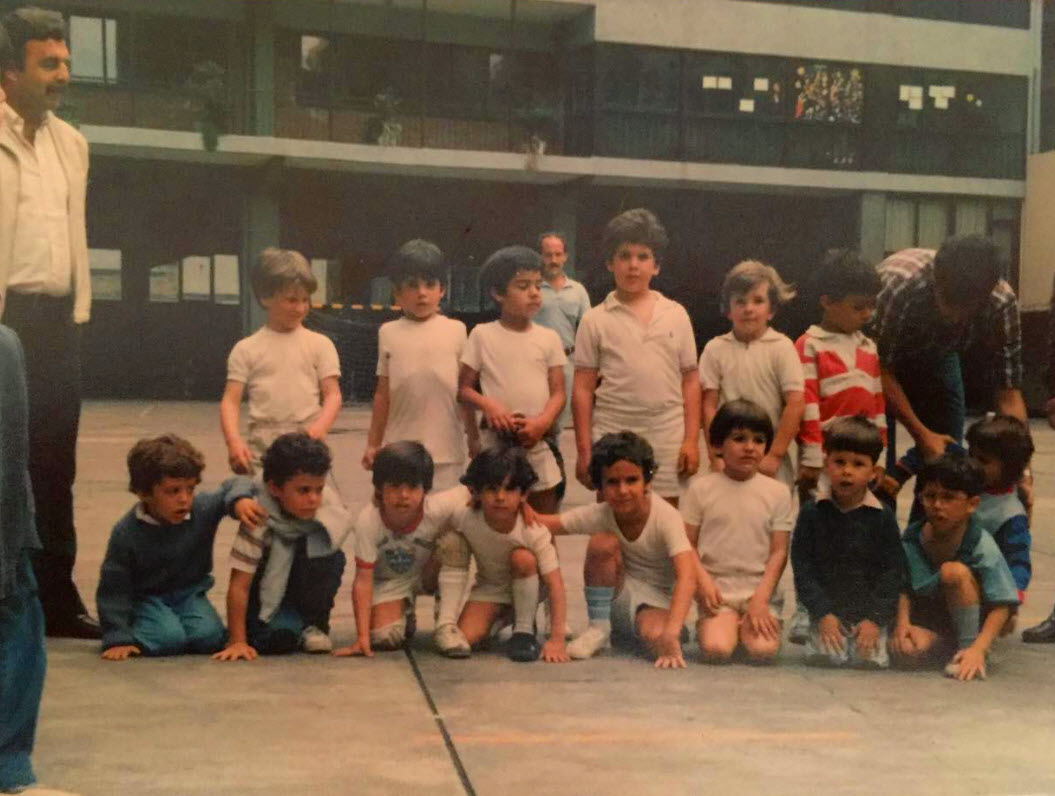 Joaquin ALTHABE - Guillermo CARRICART - Guillermo GUEVARA - Ezequiel MARTINEZ - Federico NANYO - Christian PARDO - Fernando SUAREZ PIZARRO - Agustin VIDAL -  Colegio San Miguel  -  - Soccer - COCAPRI 1987 () Photo by:  | Siuxy Sports 1987-09-05