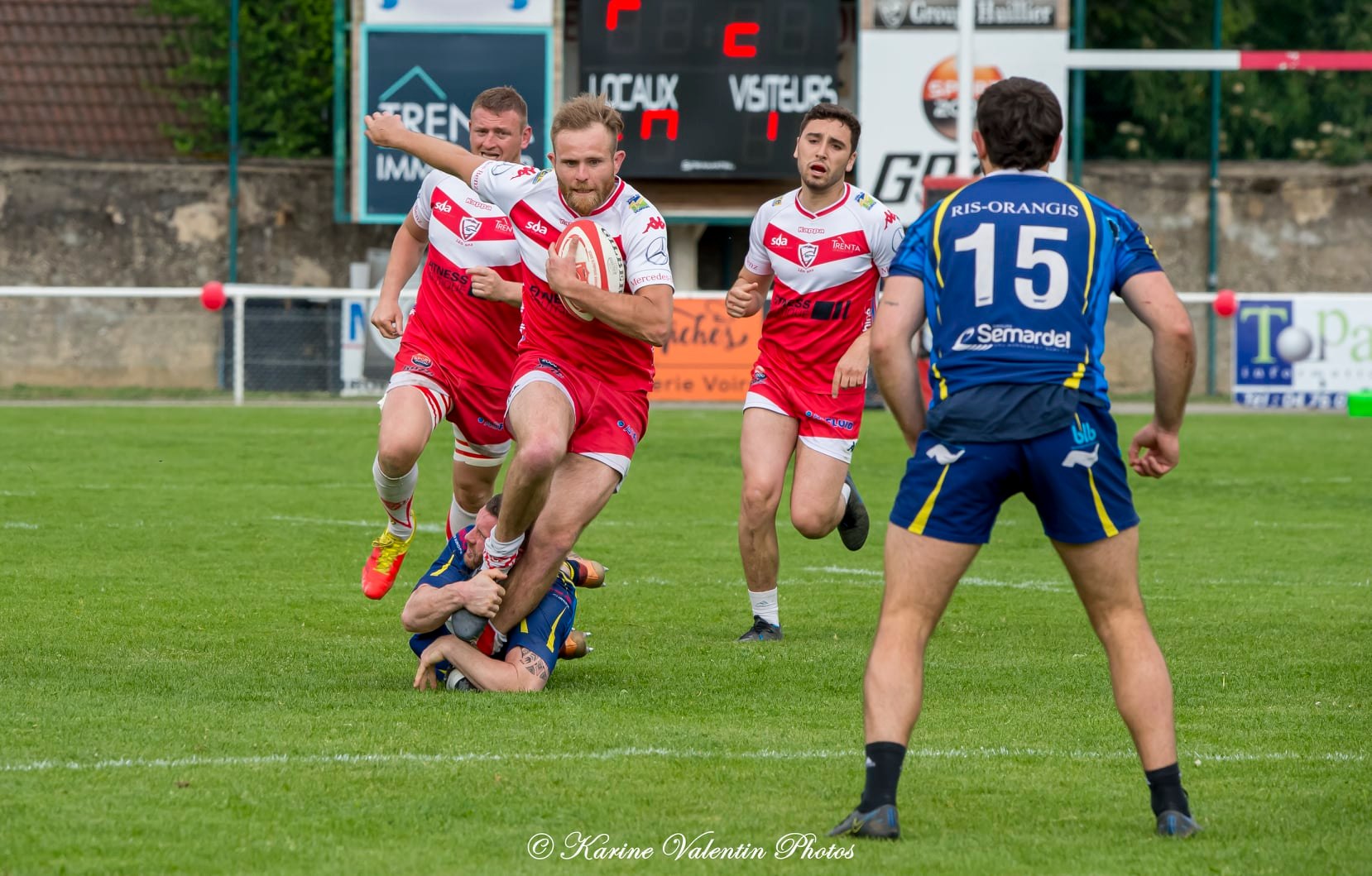  Stade Olympique Voironnais - US Ris Orangis - Rugby - SOV (26) vs (17) Ris-Orangis - Féd 2 (#SOVvsRIS-ORANGIS2022) Photo by: Karine Valentin | Siuxy Sports 2022-04-24