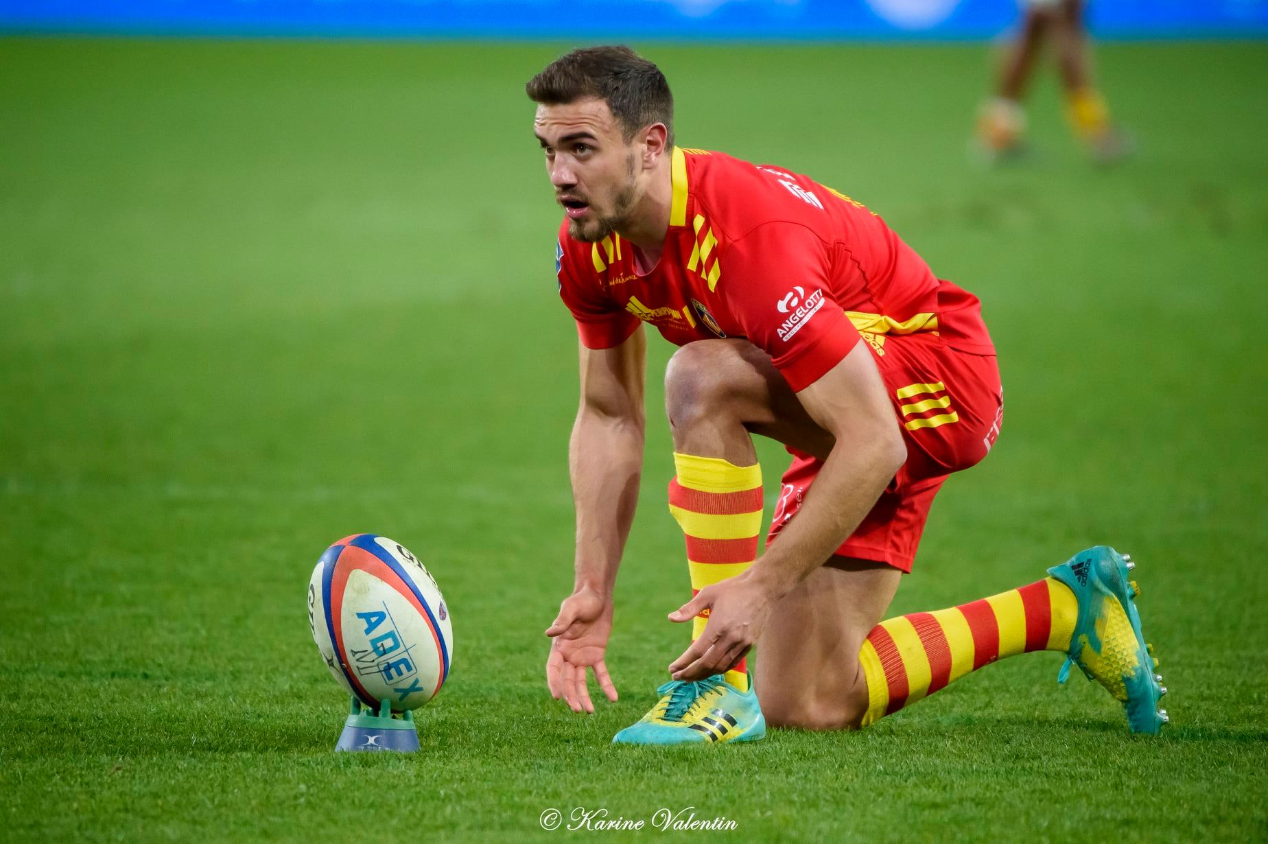 Melvyn JAMINET -  US Arlequins Perpignanais -  - Rugby - Grenoble Vs Perpignan (#FCGvsUSAPmar2021) Photo by: Karine Valentin | Siuxy Sports 2021-03-25