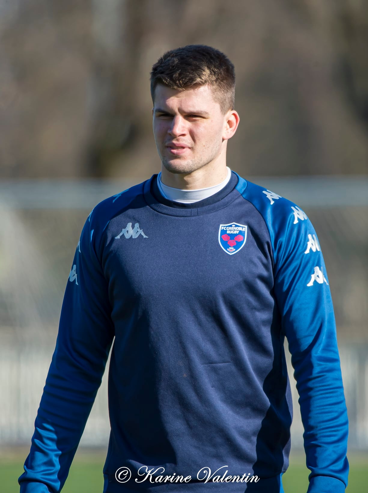 Victor GUILLAUMOND -  FC Grenoble Rugby -  - Rugby - Entrainement Rugby (#RFCGrenobleEntr2022jan) Photo by: Karine Valentin | Siuxy Sports 2022-01-25