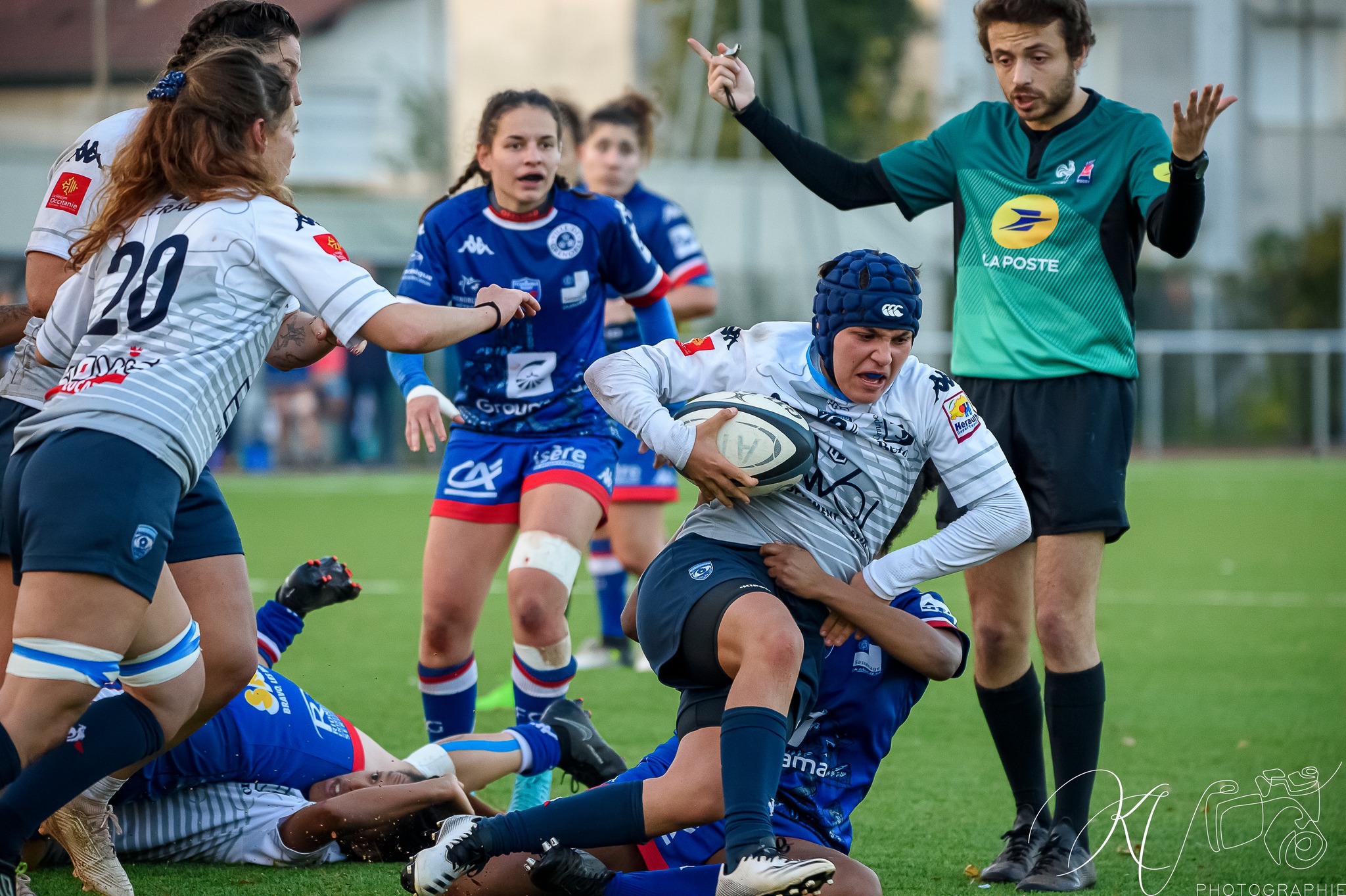  FC Grenoble Rugby - Montpellier Hérault Rugby - Rugby - Reserve FCG Amazones (33) vs (7) Montpellier HR (#FCGMHR2022) Photo by: Karine Valentin | Siuxy Sports 2022-11-13
