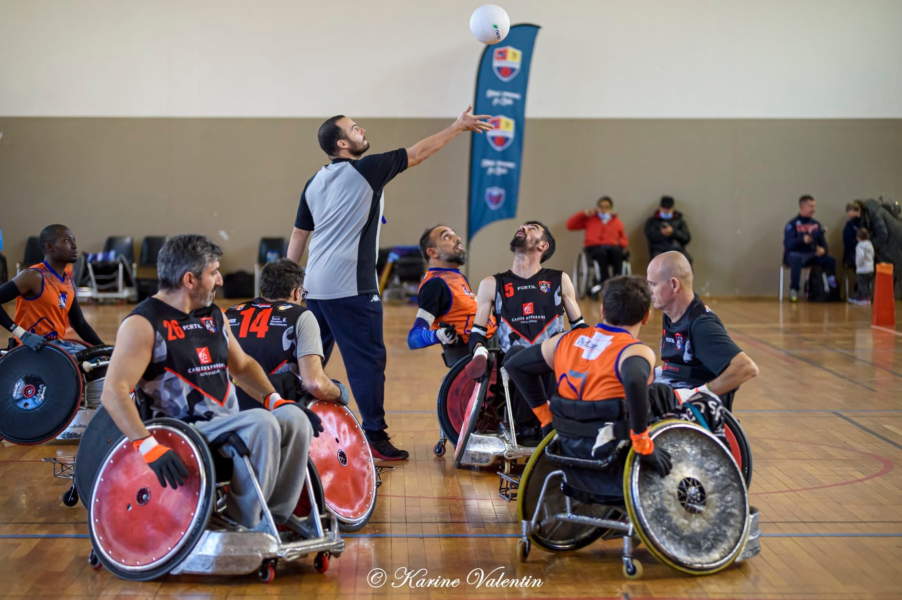  Montpellier Hérault Rugby - RFC Toulon Provence Méditerranée - Wheelchair rugby -  (#QuadRugbyMontpeRFCTPM2021Nov) Photo by: Karine Valentin | Siuxy Sports 2021-11-20