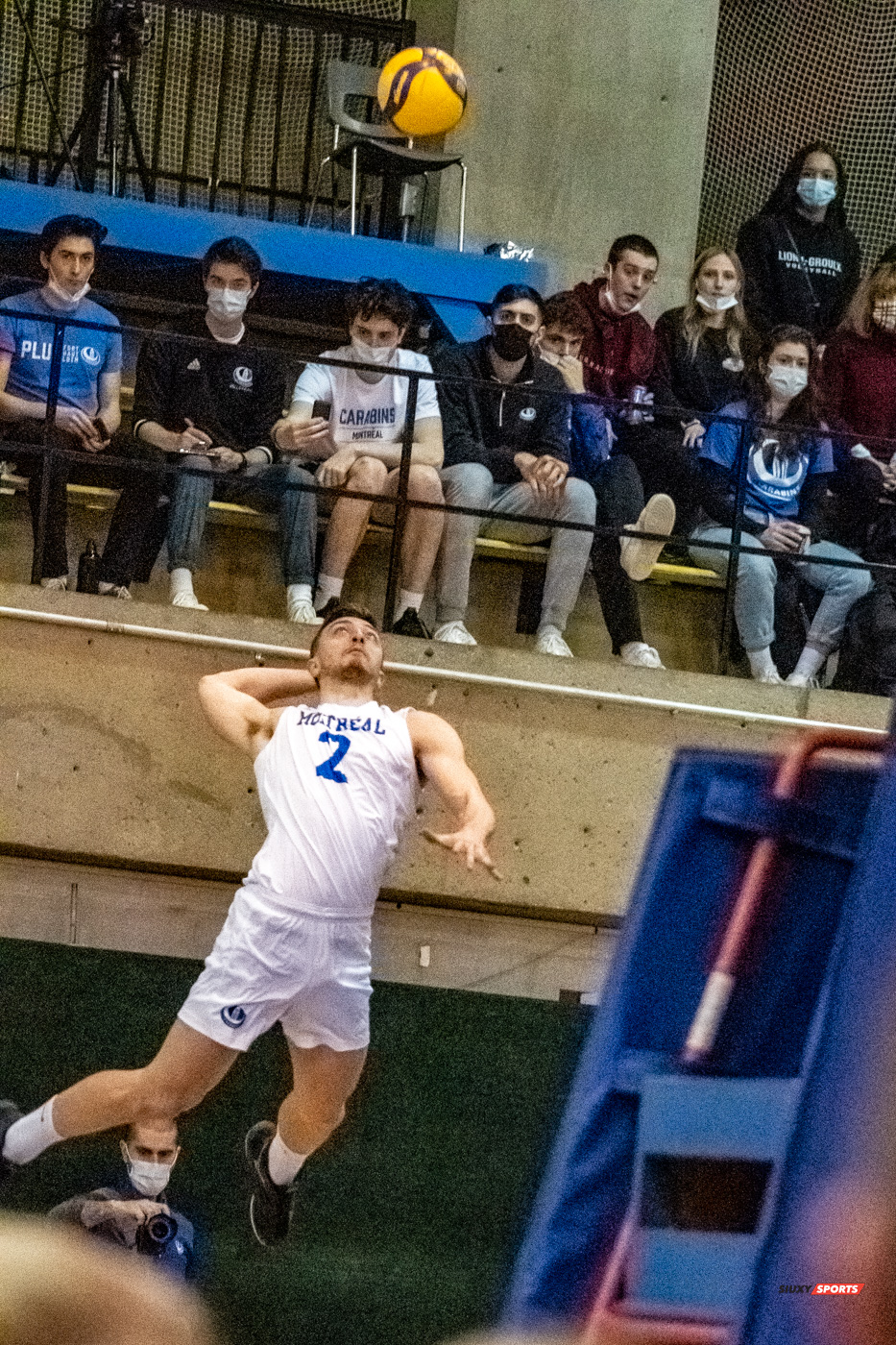 Julien BOILEAU -  Université de Montréal - Université Laval - Volleyball - Université de Montréal (3) vs Université Laval (2) (#CarabinsVsRgeOr2022VolleyM) Photo by:  | Siuxy Sports 2022-03-05