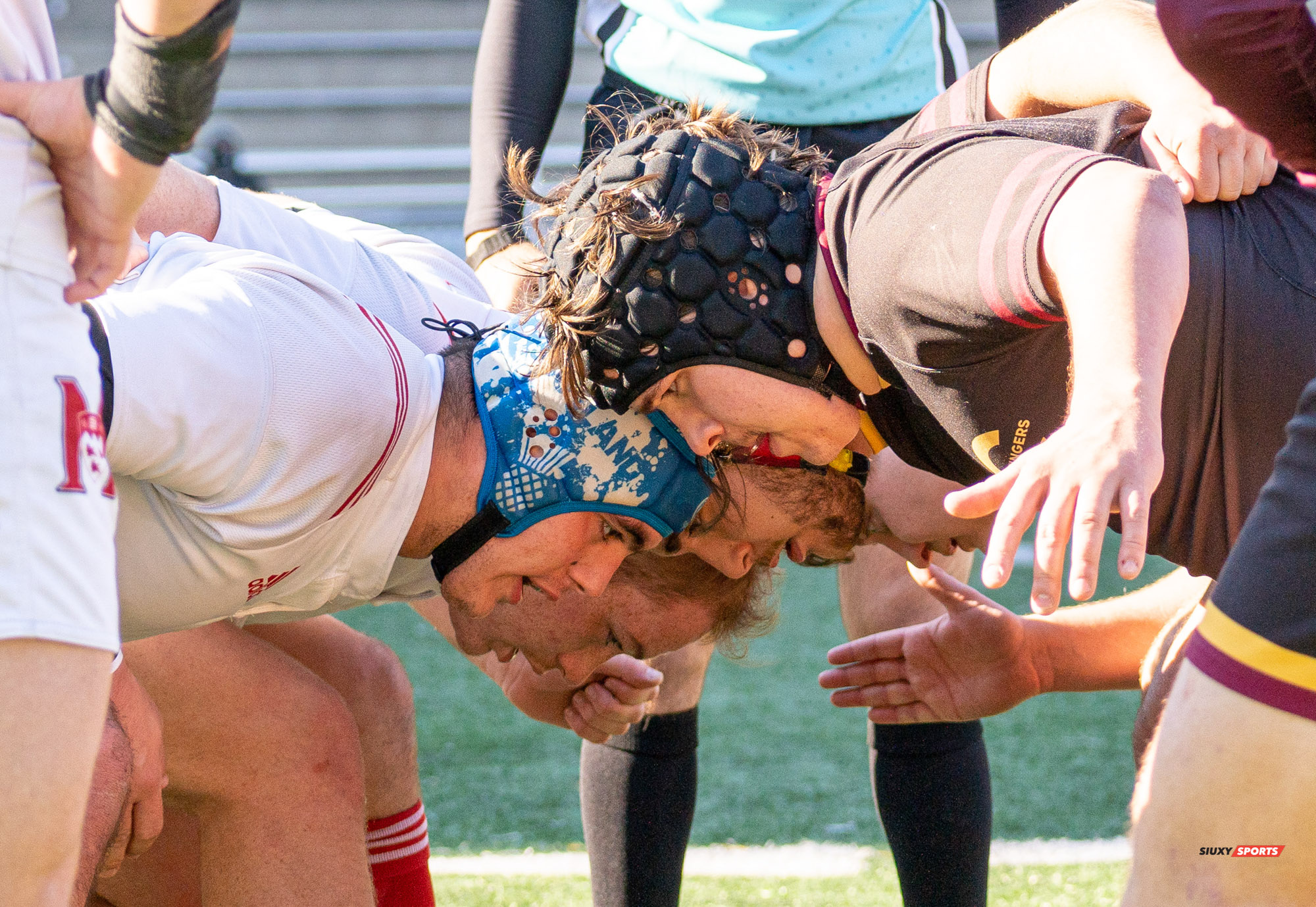 Laurence-Olivier BELLEY - Victor DION - Calvin MAZLOUM -  Université McGill - Université Concordia - Rugby -  (#McGillvsConcordiaFinalsM) Photo by:  | Siuxy Sports 2021-11-06