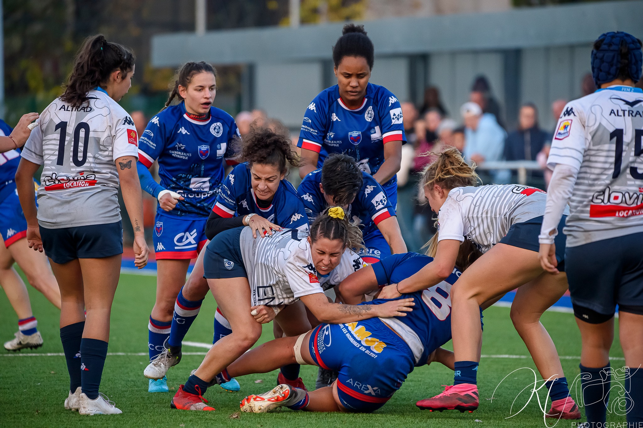  FC Grenoble Rugby - Montpellier Hérault Rugby - Rugby - Reserve FCG Amazones (33) vs (7) Montpellier HR (#FCGMHR2022) Photo by: Karine Valentin | Siuxy Sports 2022-11-13