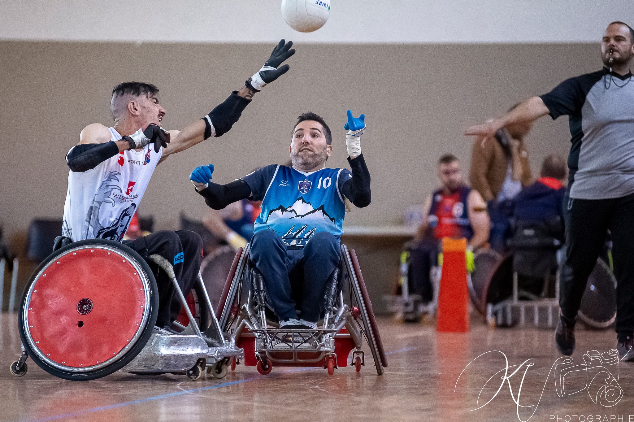  FC Grenoble Rugby -  - Wheelchair rugby - CHAMPIONNAT DE FRANCE RUGBY FAUTEUIL (#CHAMPFrRugbyFauteuil2022) Photo by: Karine Valentin | Siuxy Sports 2022-11-19