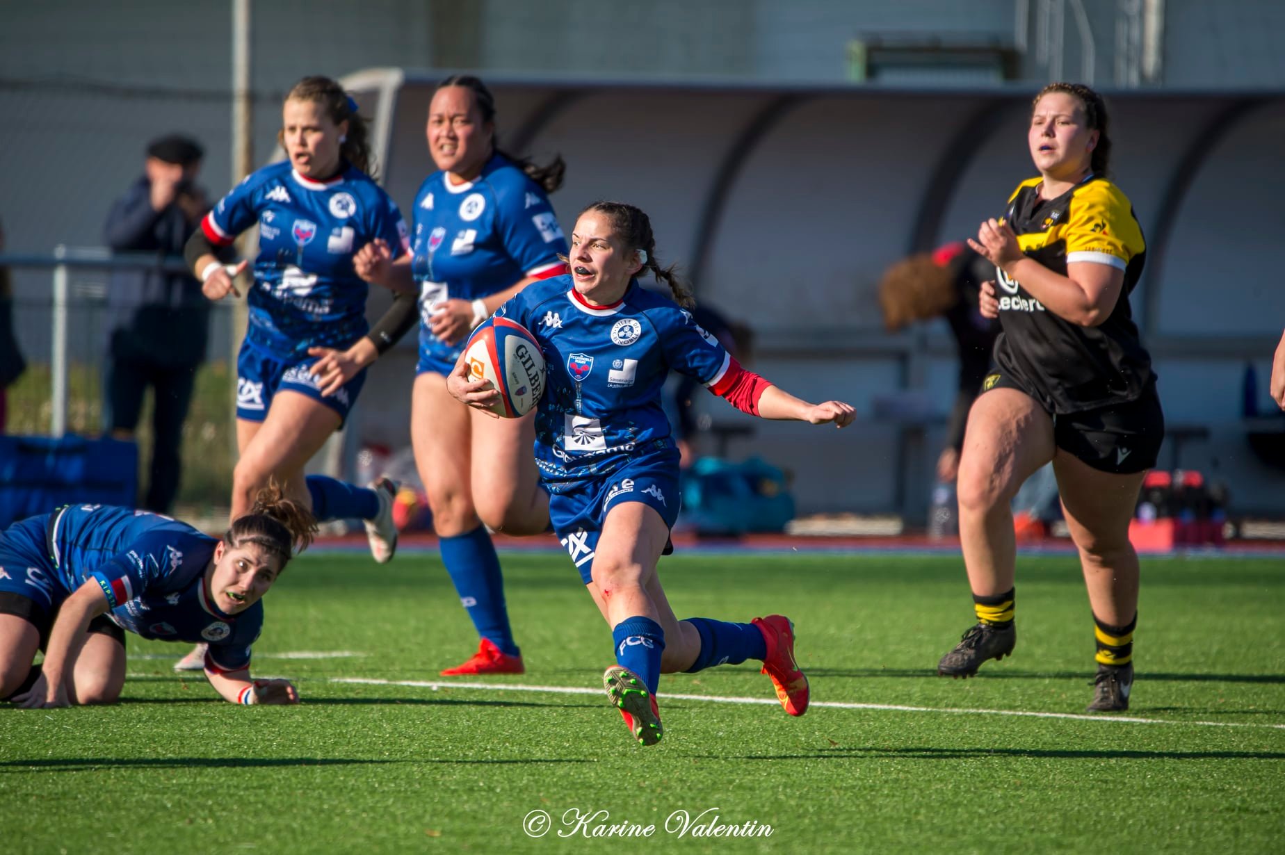 Eleanore TIALETAGI -  FC Grenoble Rugby - Stade Olympique de Chambéry rugby - Rugby - FC Grenoble (76-7) SOC Rugby - Féd1 (#AmazonesVsSOC2022) Photo by: Karine Valentin | Siuxy Sports 2022-02-27