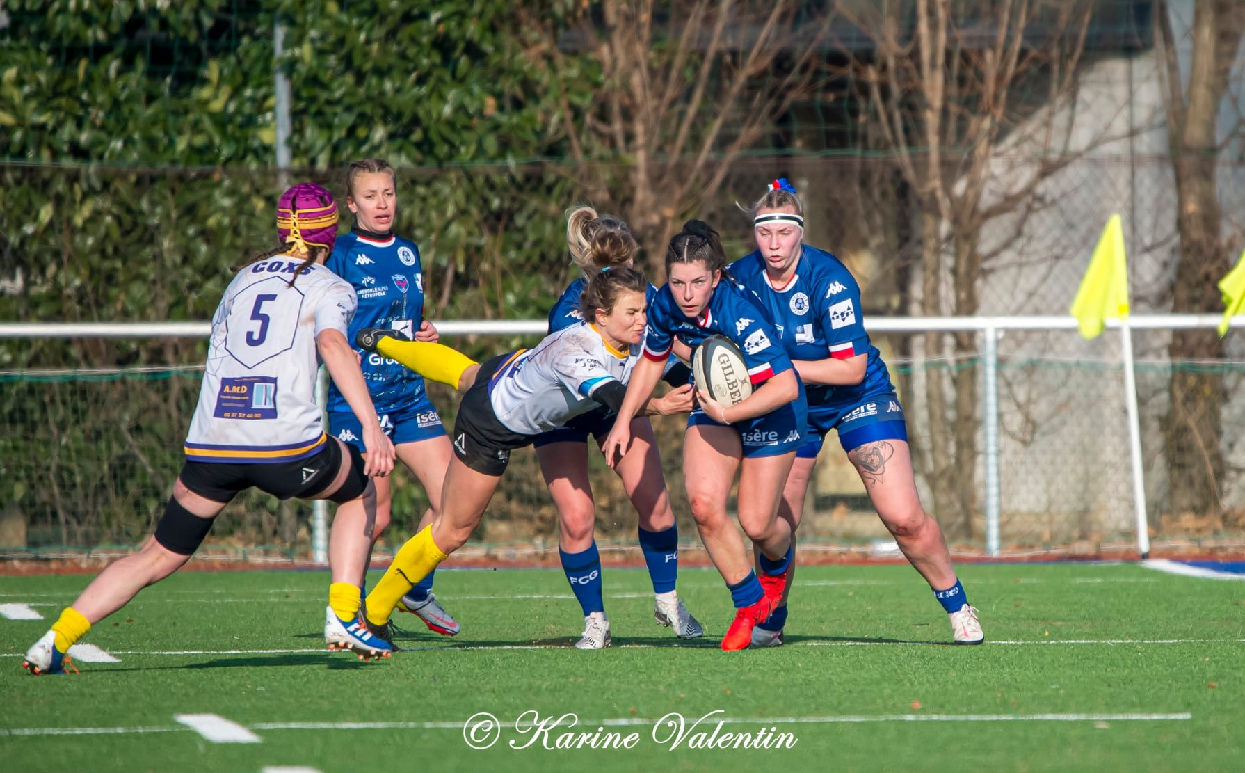  FC Grenoble Rugby - Grenoble Université Club Rugby - Rugby - Grenoble Amazones vs Les Coccinelles du Grenoble Université Club - F1 (#FCGsGUCR2022janF1COXS) Photo by: Karine Valentin | Siuxy Sports 2022-01-30