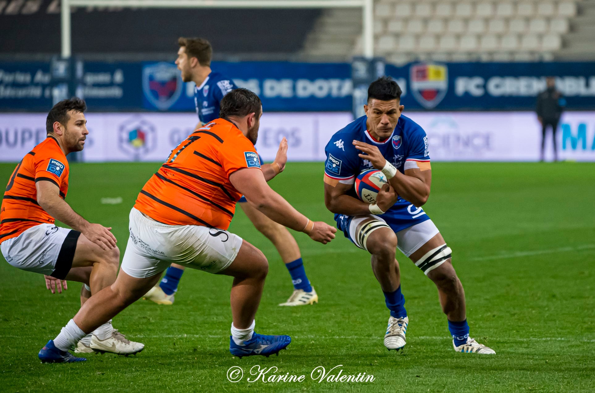 Tanginoa HALAIFONUA -  FC Grenoble Rugby - Racing Club Narbonnais - Rugby -  (#GrenobleVsNarbonne2021Nov) Photo by: Karine Valentin | Siuxy Sports 2021-11-26
