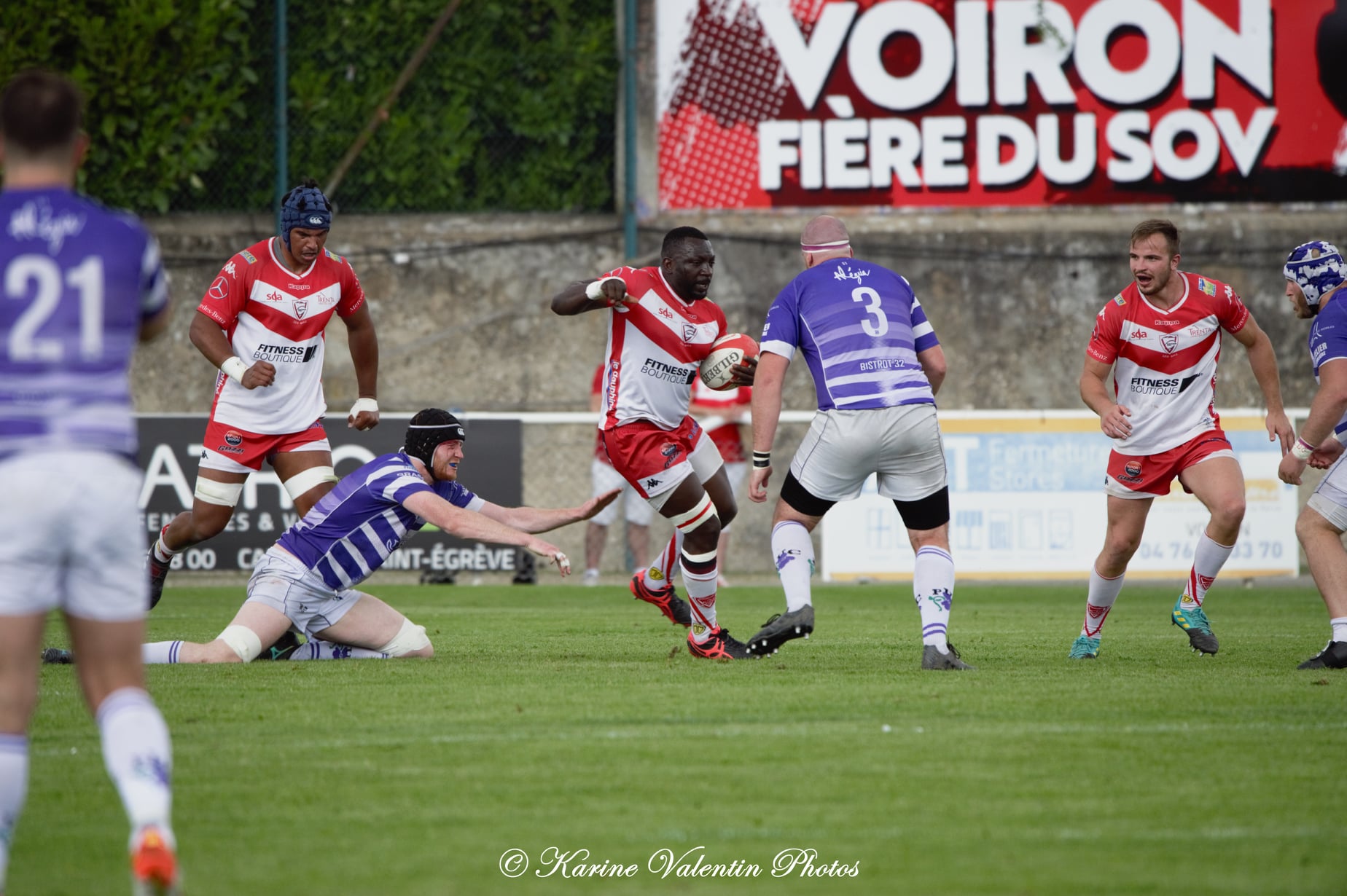  Stade Olympique Voironnais - Paris Université Club - Rugby - SOV (12) vs (47) PUC (#SOVPUC2022) Photo by: Karine Valentin | Siuxy Sports 2022-05-08