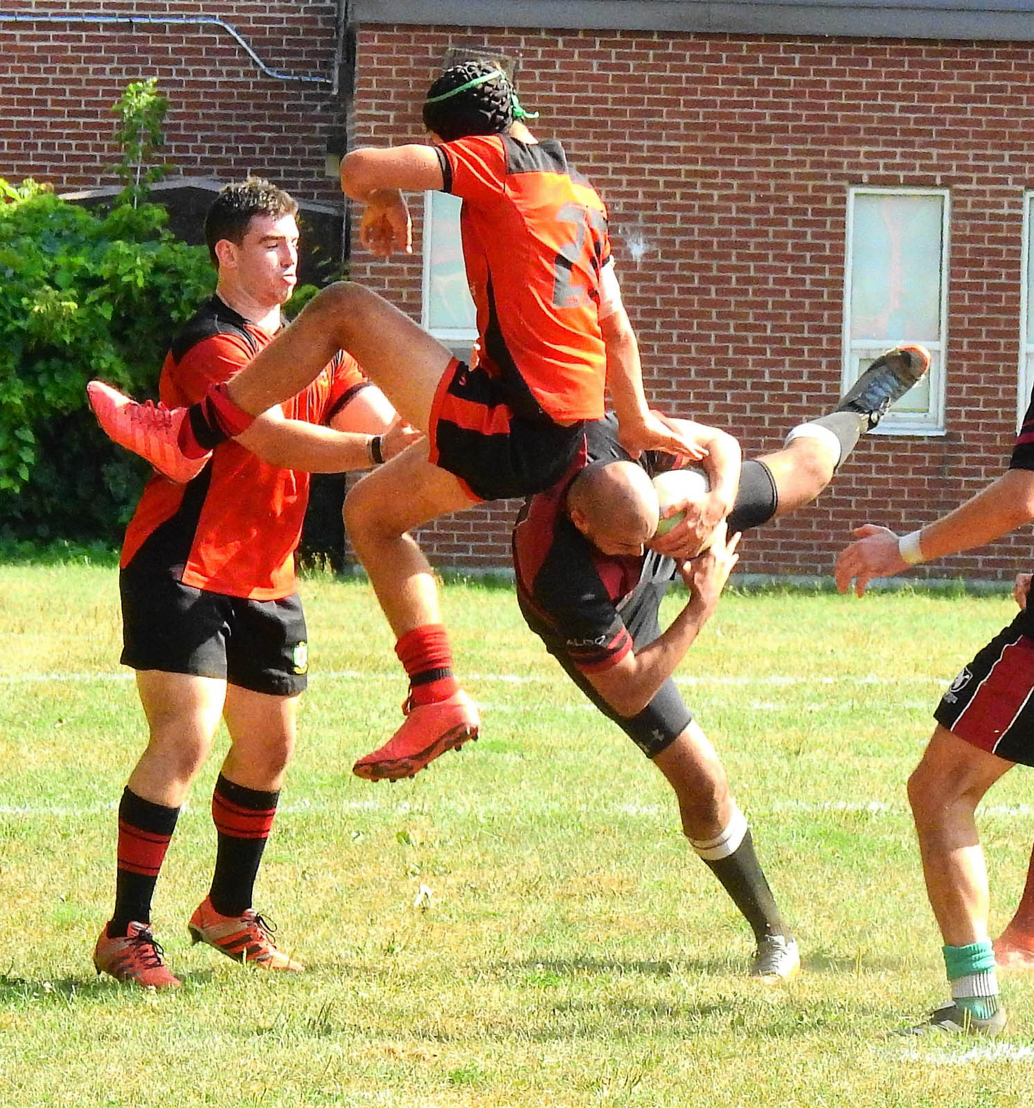  Beaconsfield Rugby Football Club - Westmount Rugby Club - Rugby - A nice game against WRFC (A very hot day, on a badly dry field.) Photo by:  | Siuxy Sports 2018-08-25