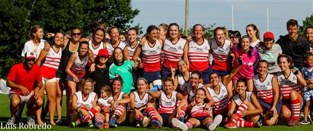 Festejos campeonato 2021 de Hockey - Asociación de Hockey del Oeste