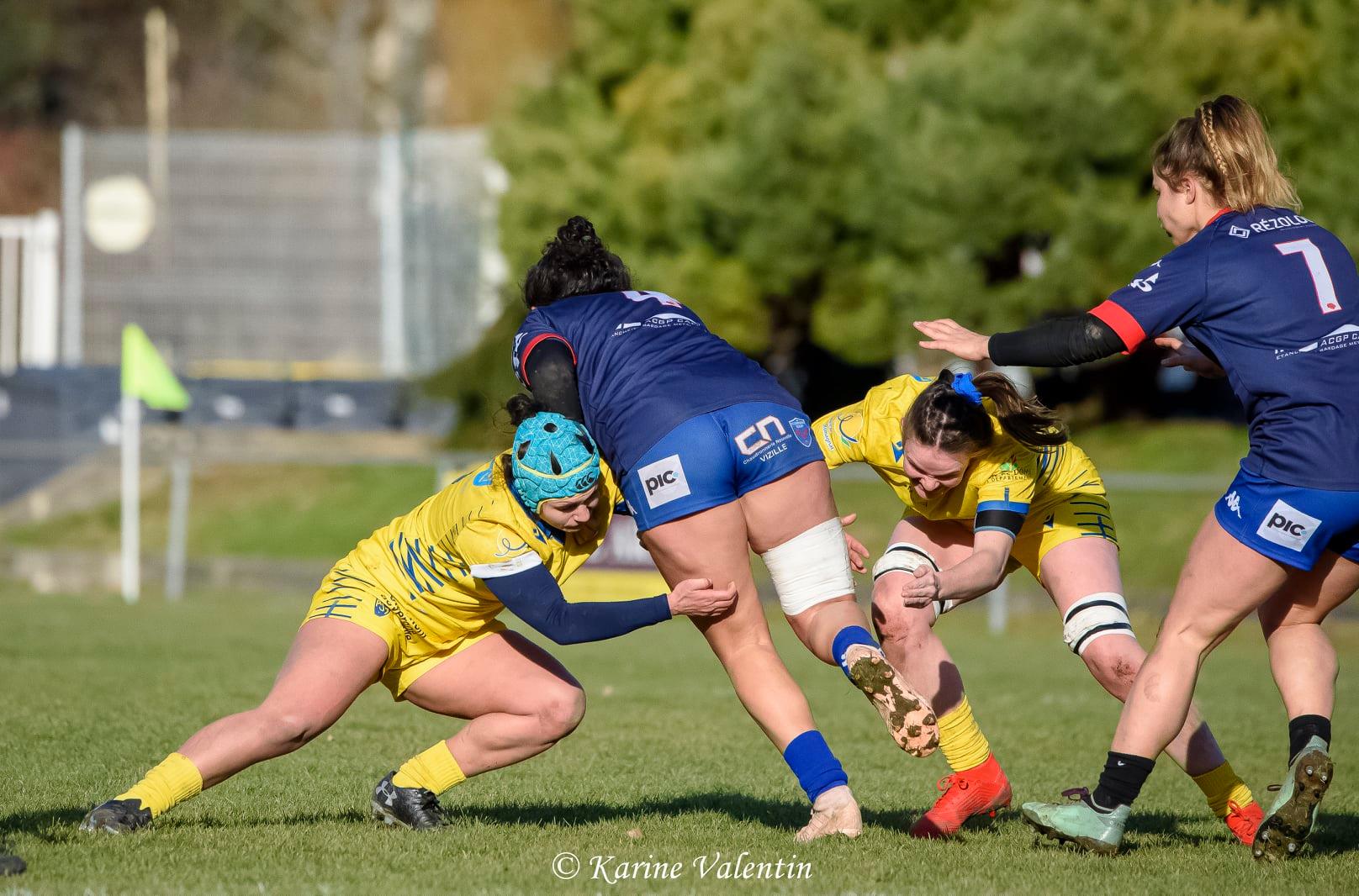  FC Grenoble Rugby - ASM Romagnat rugby féminin - Rugby - FC Grenoble VS ASM Romagnat (#GrenobleVsASMR2021jan) Photo by: Karine Valentin | Siuxy Sports 2021-01-24