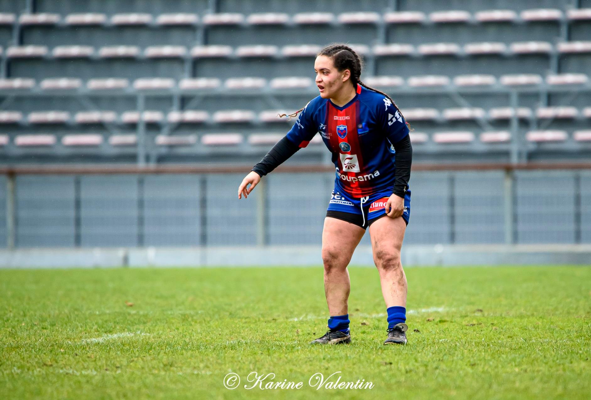 Linda HAFSA -  FC Grenoble Rugby -  - Rugby -  (#GrenobleVsBobigny2021Mar) Photo by: Karine Valentin | Siuxy Sports 2021-03-15