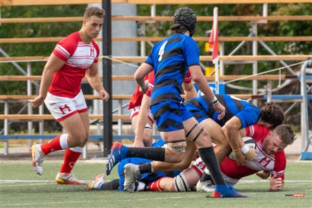 RSEQ Rugby Masc - U. de Montréal (10) vs (34) McGill - Reel A1 - 1er mi-temps