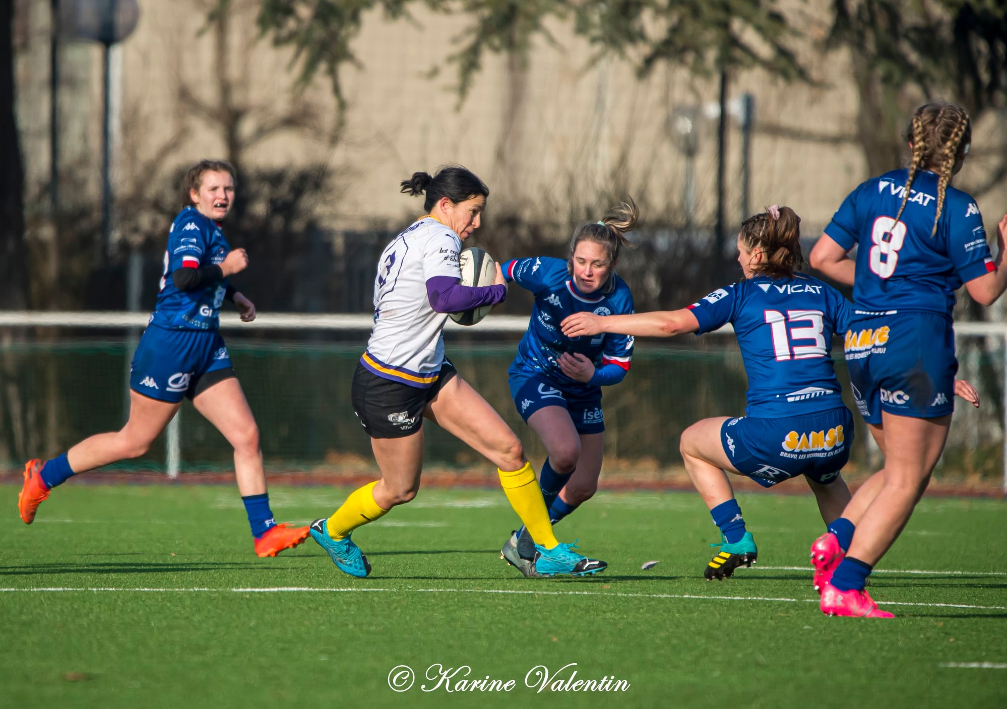  FC Grenoble Rugby - Grenoble Université Club Rugby - Rugby - Grenoble Amazones vs Les Coccinelles du Grenoble Université Club - F1 (#FCGsGUCR2022janF1COXS) Photo by: Karine Valentin | Siuxy Sports 2022-01-30