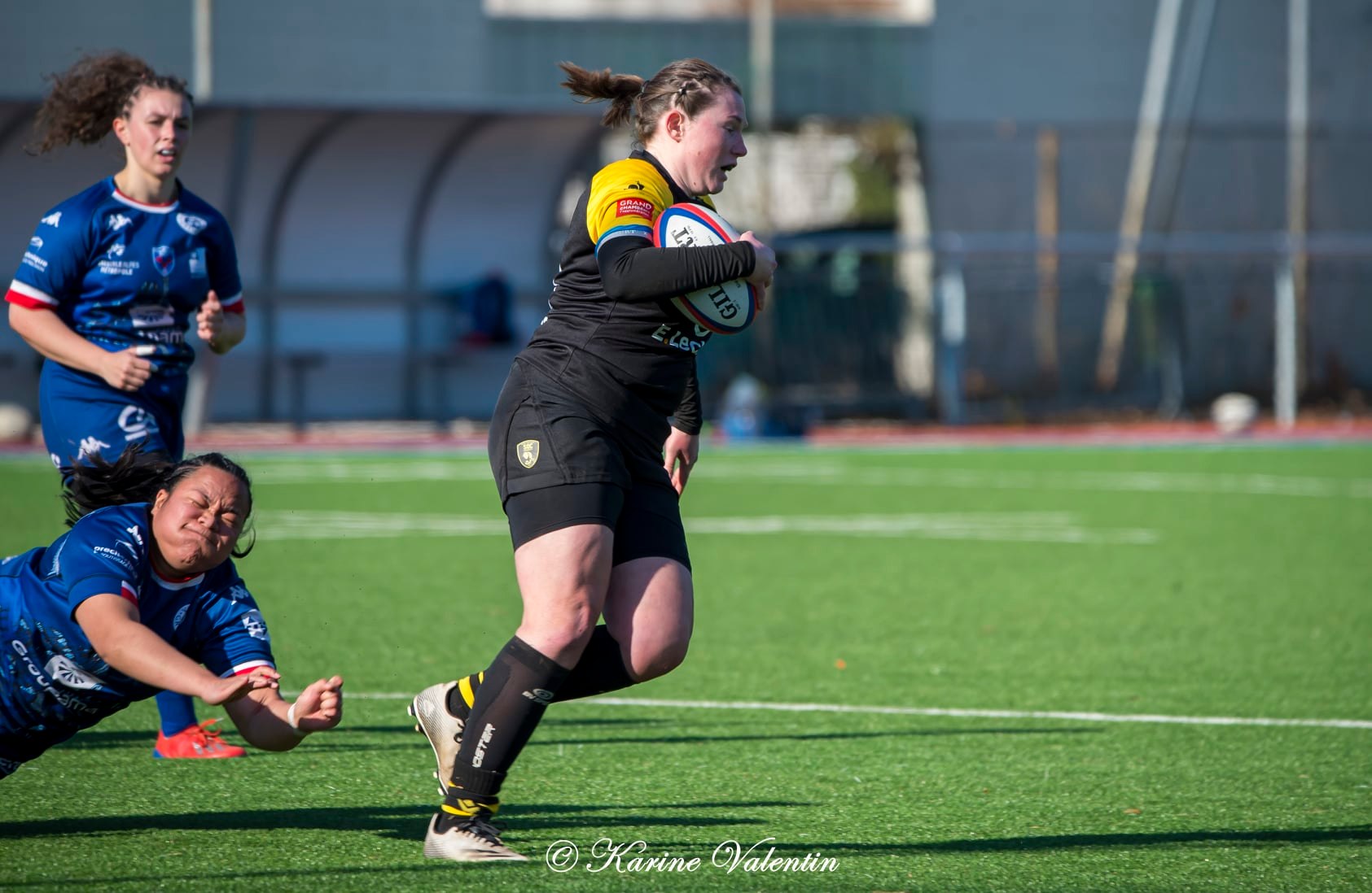 Eleanore TIALETAGI -  FC Grenoble Rugby - Stade Olympique de Chambéry rugby - Rugby - FC Grenoble (76-7) SOC Rugby - Féd1 (#AmazonesVsSOC2022) Photo by: Karine Valentin | Siuxy Sports 2022-02-27