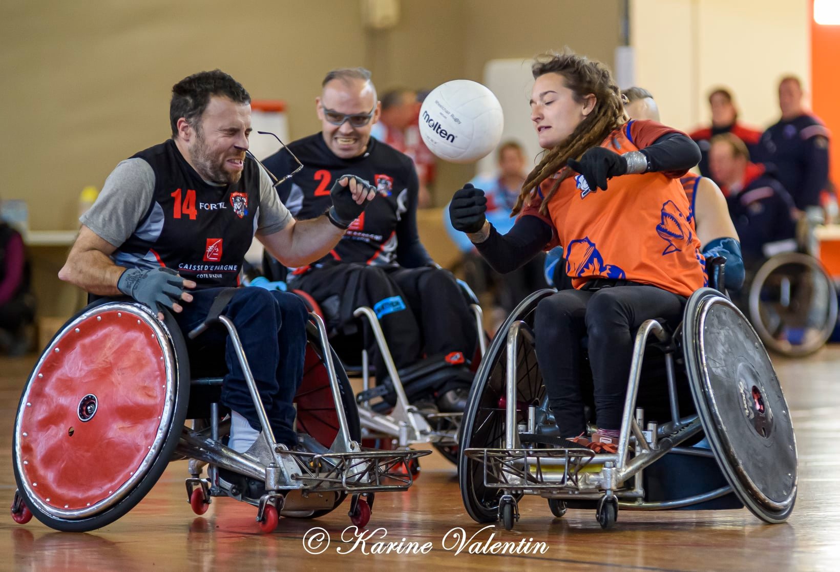  Montpellier Hérault Rugby - RFC Toulon Provence Méditerranée - Wheelchair rugby -  (#QuadRugbyMontpeRFCTPM2021Nov) Photo by: Karine Valentin | Siuxy Sports 2021-11-20