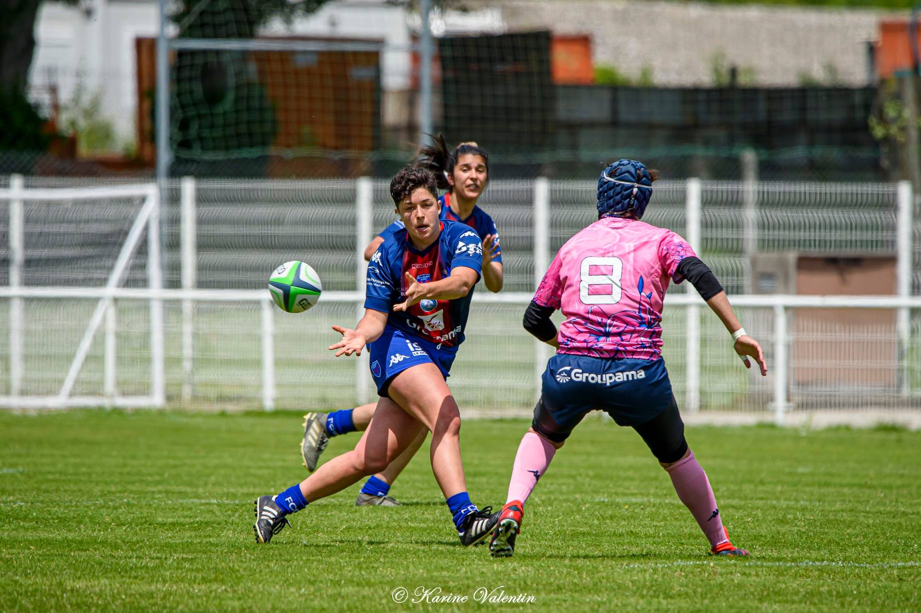 Lou AGRIODOS - Emma GALLAGHER -  FC Grenoble Rugby - Stade Français - Rugby -  (#GrenobleVsStdFrancais2021) Photo by: Karine Valentin | Siuxy Sports 2021-05-23