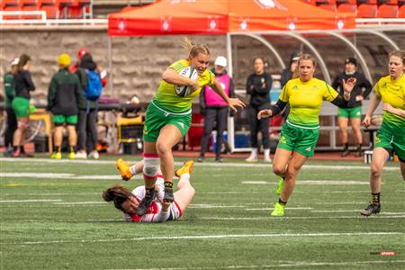 RSEQ - Rugby Fém - McGill U. (7) vs (25) Sherbrooke U. - Reel A1 - 1st half