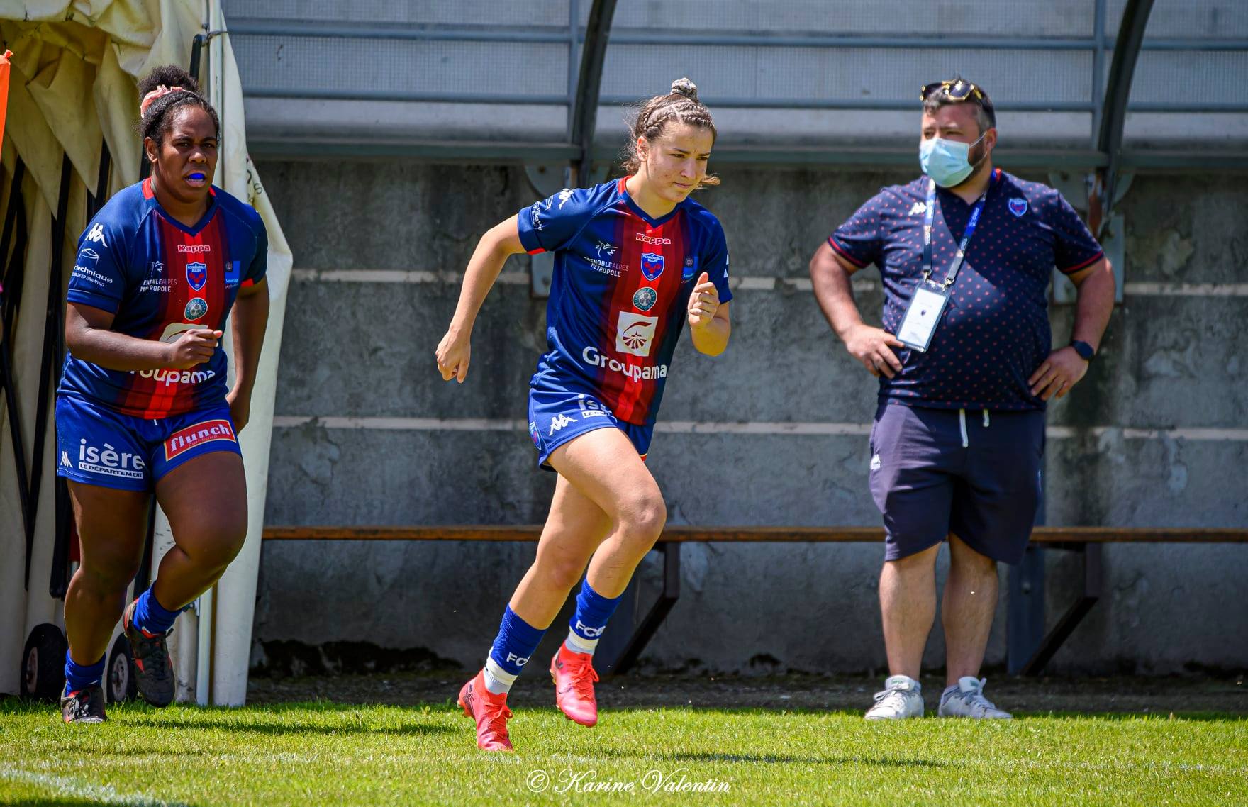 Makarita BALEINAGODO - Alexandra CHAMBON -  FC Grenoble Rugby -  - Rugby -  (#GrenobleVsStdFrancais2021) Photo by: Karine Valentin | Siuxy Sports 2021-05-23