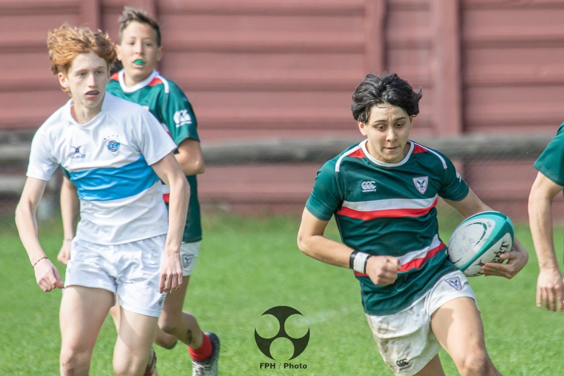 Valentino DEGET - Santiago VENTURA -  Sociedad Italiana de Tiro al Segno - Club de Gimnasia y Esgrima - Rugby - SITAS vs GEBA - M15 URBA (#SITASvsGEBA2021M15) Photo by: Alan Roy Bahamonde | Siuxy Sports 2021-09-05