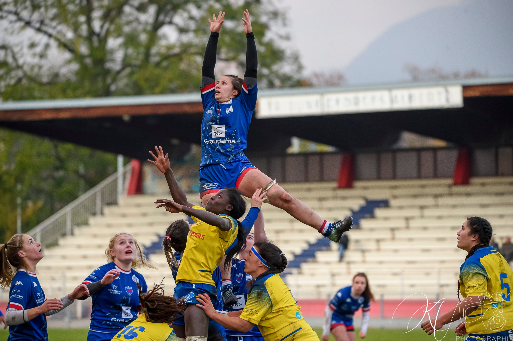  FC Grenoble Rugby - ASM Romagnat rugby féminin - Rugby - Elite FCG Amazones (27) vs (12) ASM Romagnat (#AmazonesASMRo2022) Photo by: Karine Valentin | Siuxy Sports 2022-12-10