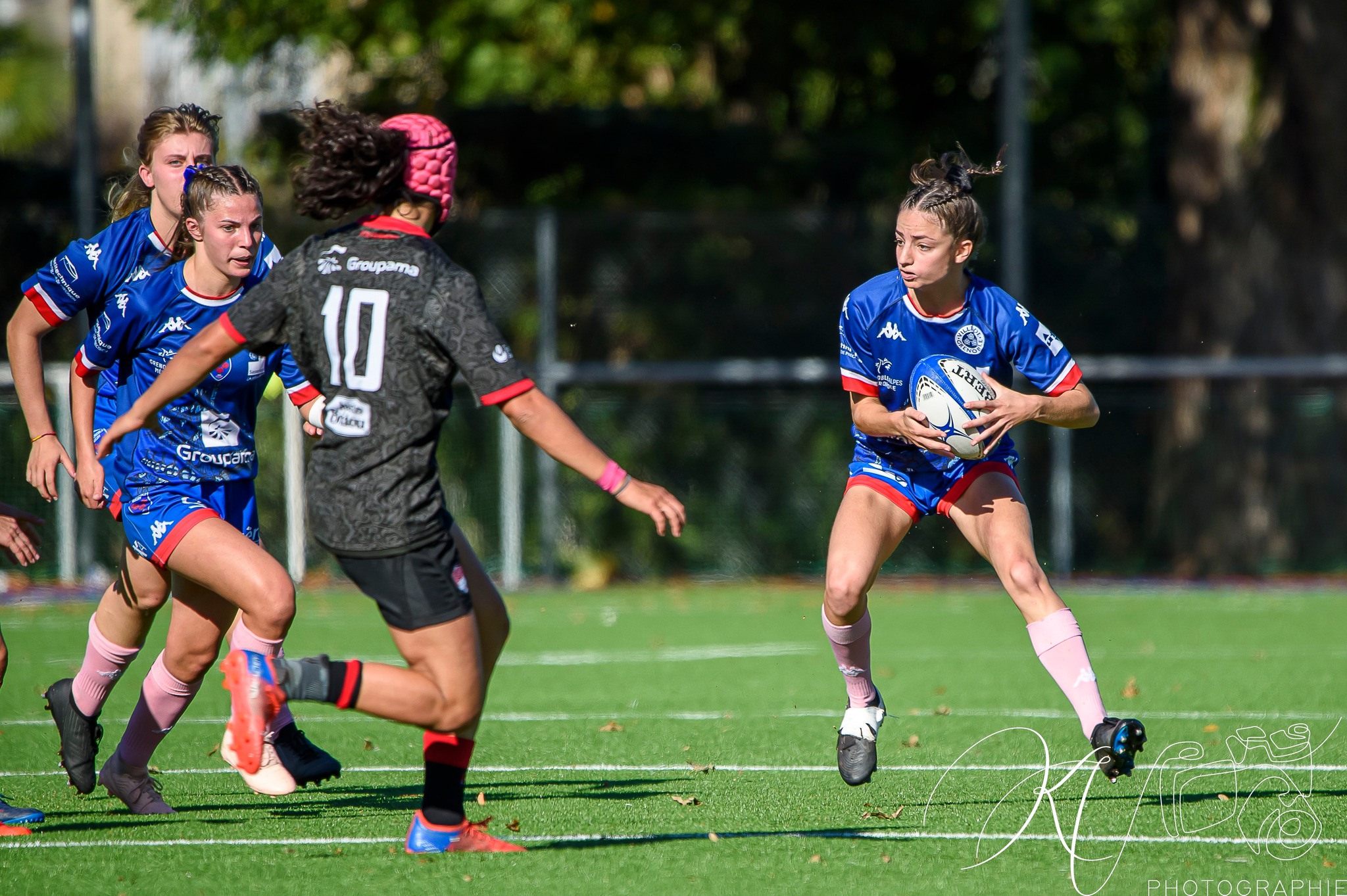  FC Grenoble Rugby - Lyon Olympique Universitaire - Rugby - Match Amical U18 - FCG Amazones vs LOU (#U18FCGLOU2022) Photo by: Karine Valentin | Siuxy Sports 2022-10-22