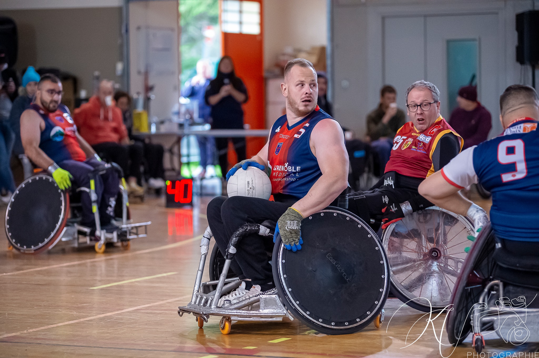  FC Grenoble Rugby -  - Wheelchair rugby - CHAMPIONNAT DE FRANCE RUGBY FAUTEUIL (#CHAMPFrRugbyFauteuil2022) Photo by: Karine Valentin | Siuxy Sports 2022-11-19