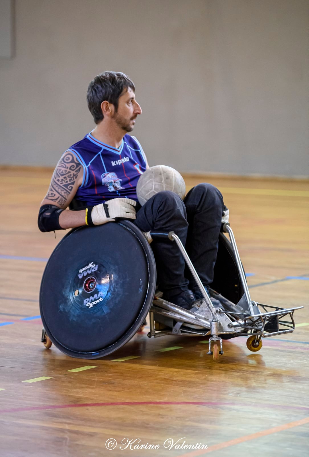  CS Bourgoin-Jallieu -  - Wheelchair rugby -  (#QuadRugbyGrenBourg2021Nov) Photo by: Karine Valentin | Siuxy Sports 2021-11-20