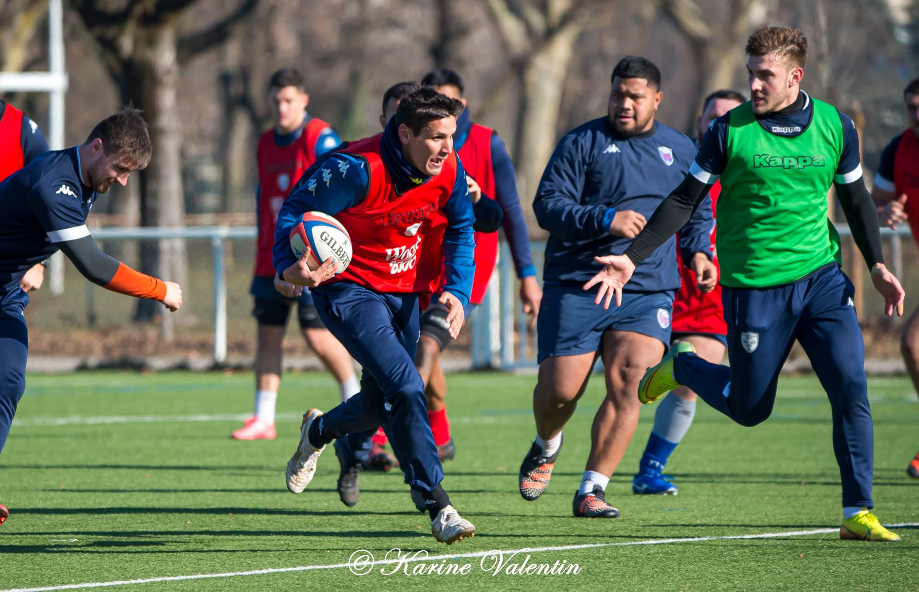  FC Grenoble Rugby -  - Rugby - Entrainement Rugby (#RFCGrenobleEntr2022jan) Photo by: Karine Valentin | Siuxy Sports 2022-01-25