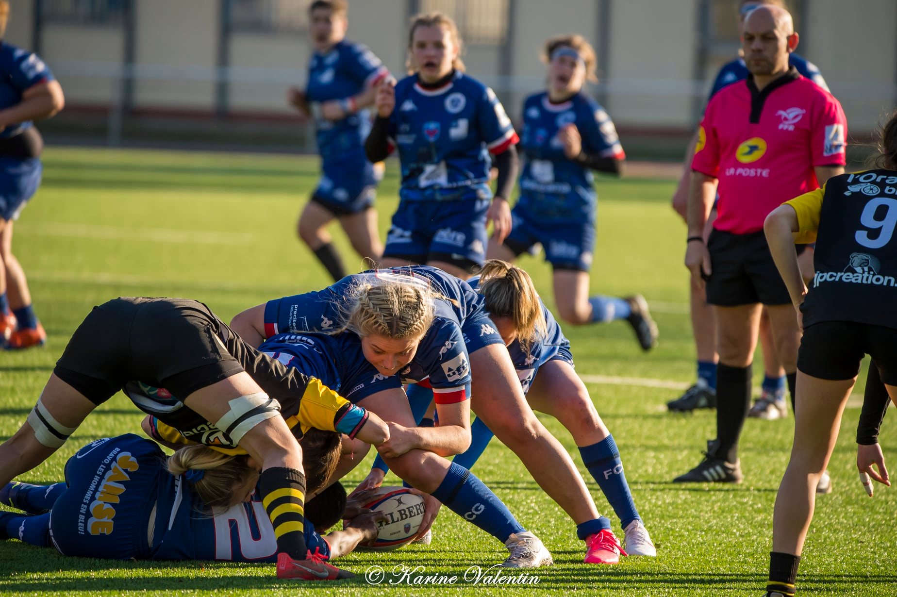  FC Grenoble Rugby - Stade Olympique de Chambéry rugby - Rugby - FC Grenoble (76-7) SOC Rugby - Féd1 (#AmazonesVsSOC2022) Photo by: Karine Valentin | Siuxy Sports 2022-02-27