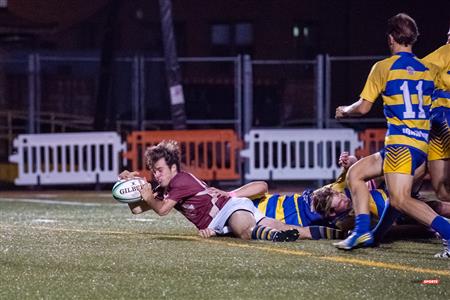 RSEQ RUGBY Masc - JOHN ABBOTT COLLEGE (62) VS (7) College Brébeuf - REEL A2